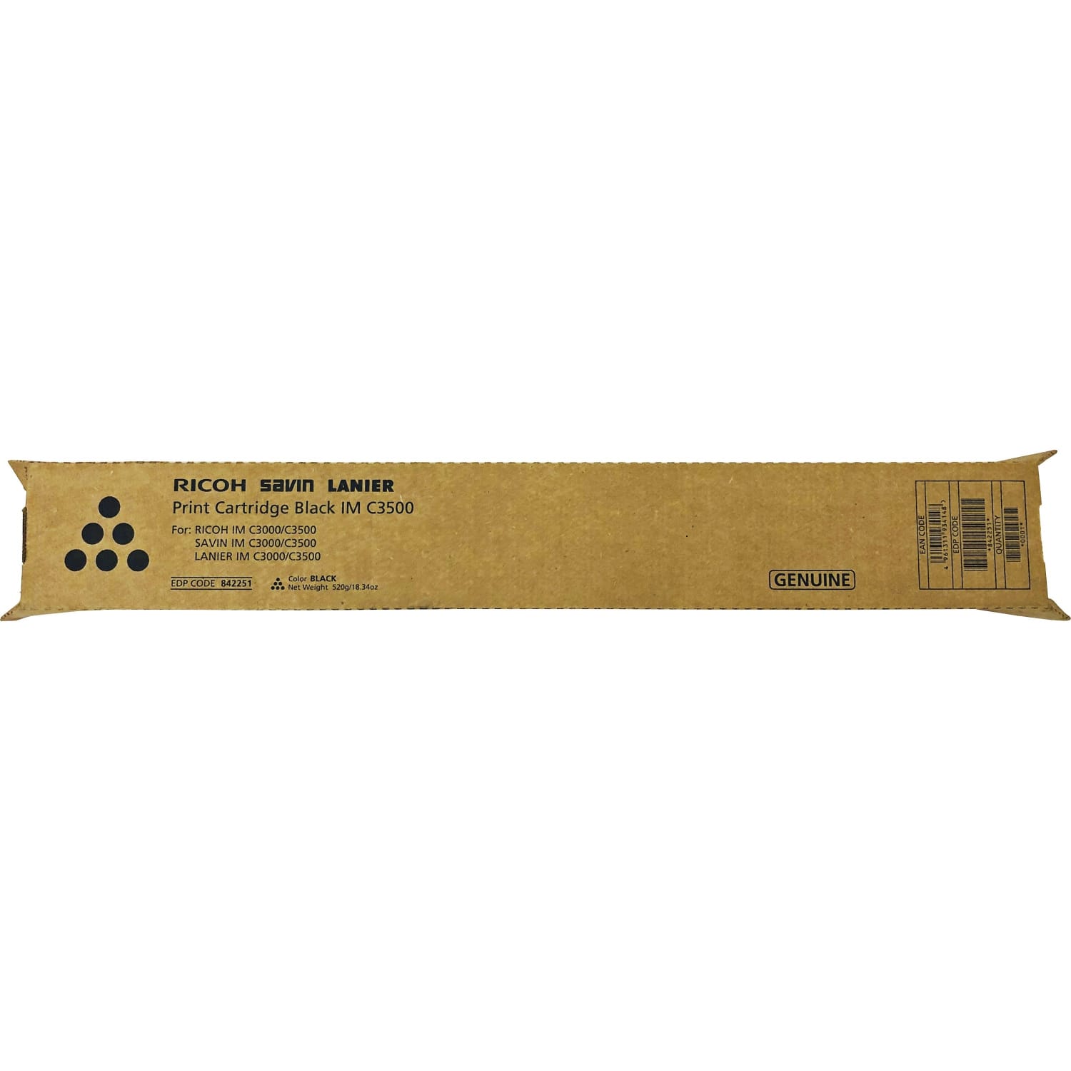 Ricoh IM C3500 - Black - original - toner cartridge - for IM C3500 - Image 3