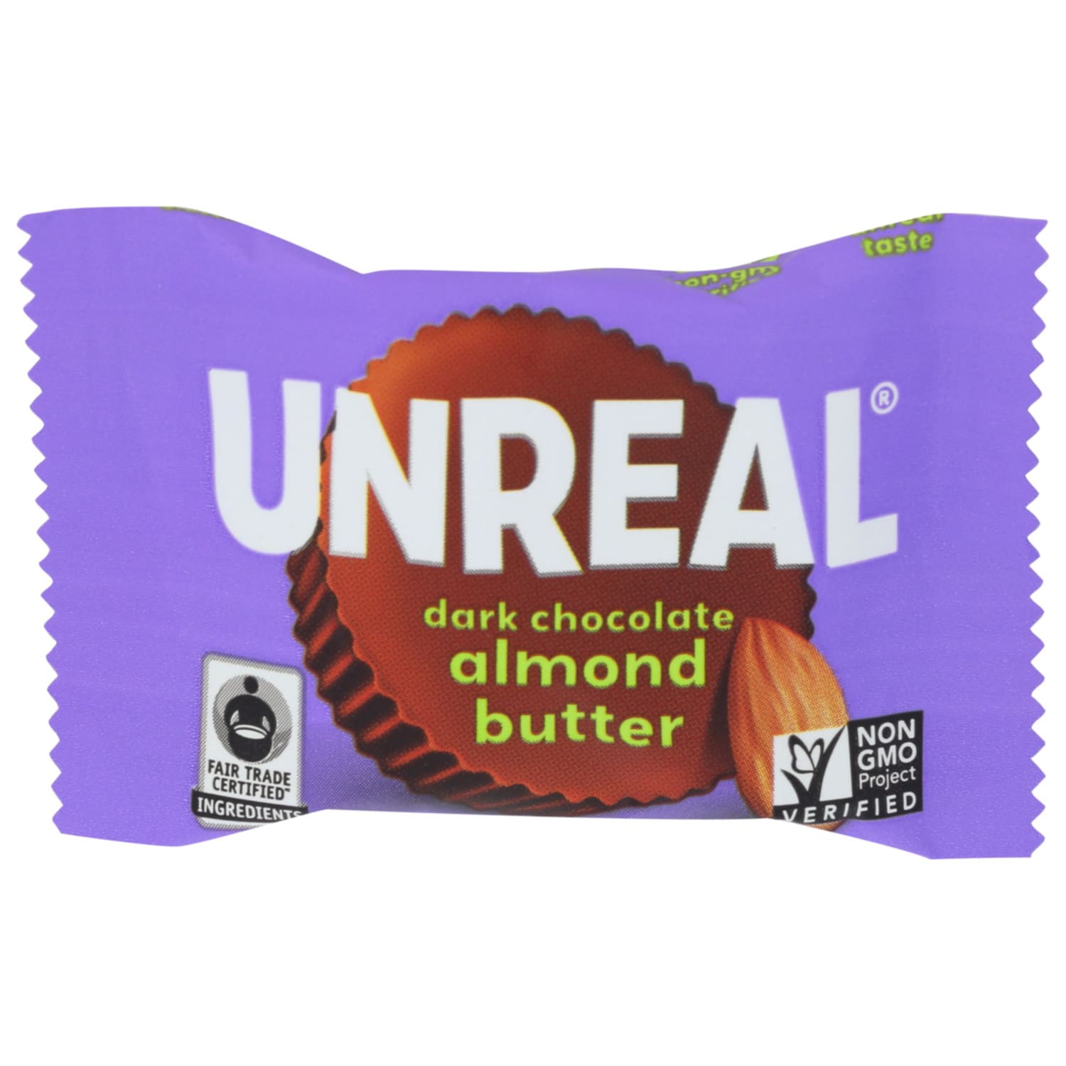 Unreal Dark Chocolate Almond Butter Cups, 0.53 Oz, Total Qty 40 - Image 3