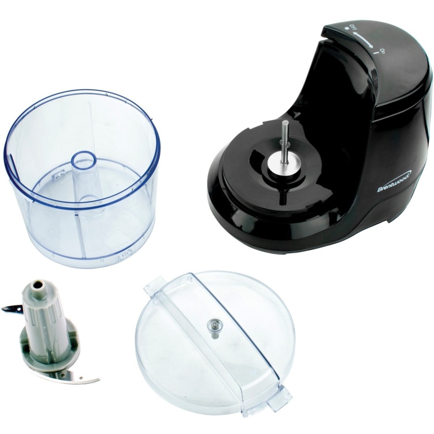 Brentwood MC-109BK 1.5 Cup Mini Food Chopper, Black - 1.5 Cup (Capacity) - 100 W - Black - Image 6