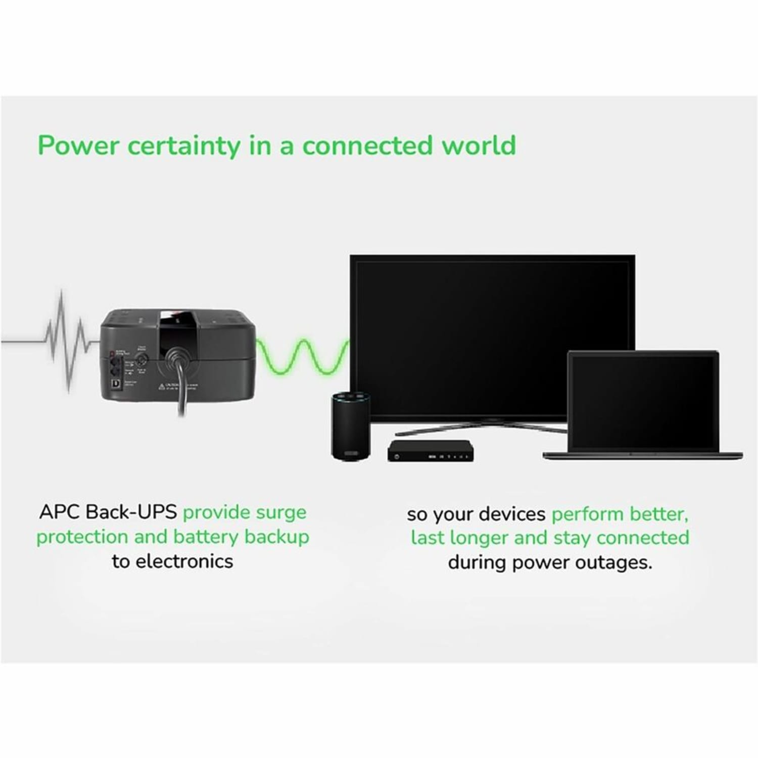 APC Back-UPS ES 650VA Battery Backup, Black - Image 6