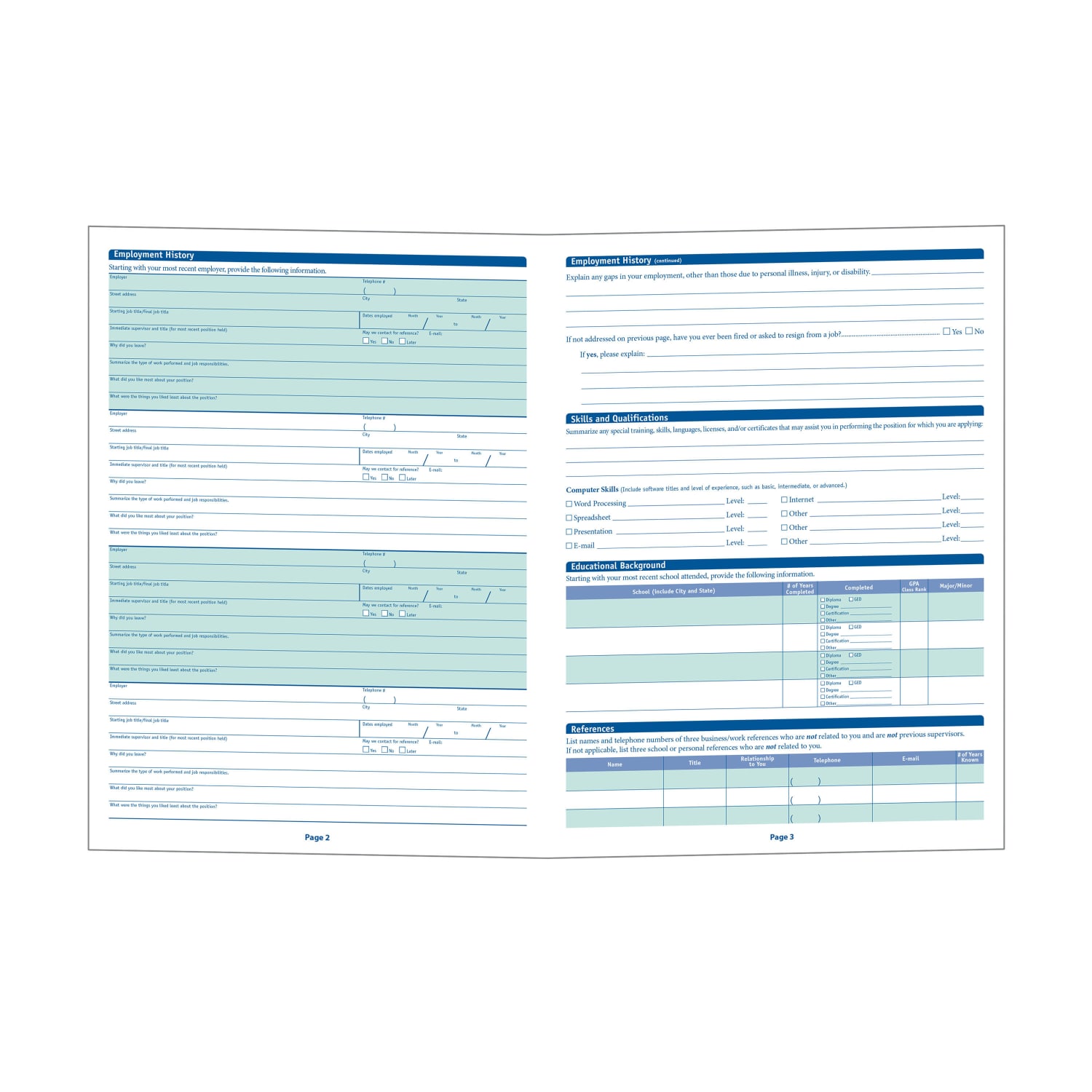 ComplyRight State-Compliant Job Applications, Hawaii, Pack Of 50 - Image 5