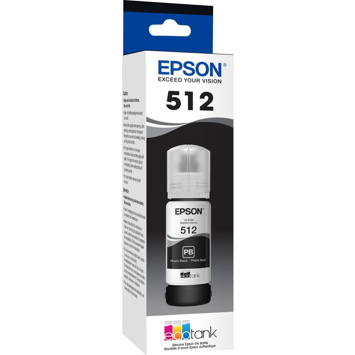 Epson 512 EcoTank Photo Black Ink Bottle, T512120-S - Image 3