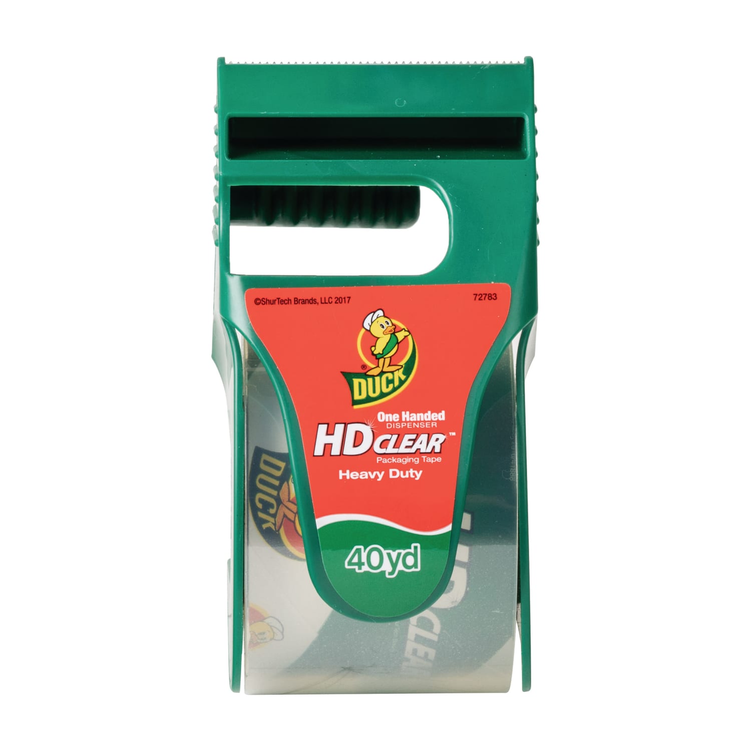 Duck HD Clear Heavy-Duty Packaging Tape, With Dispenser, 1.88in x 40 Yd., Clear - Image 3