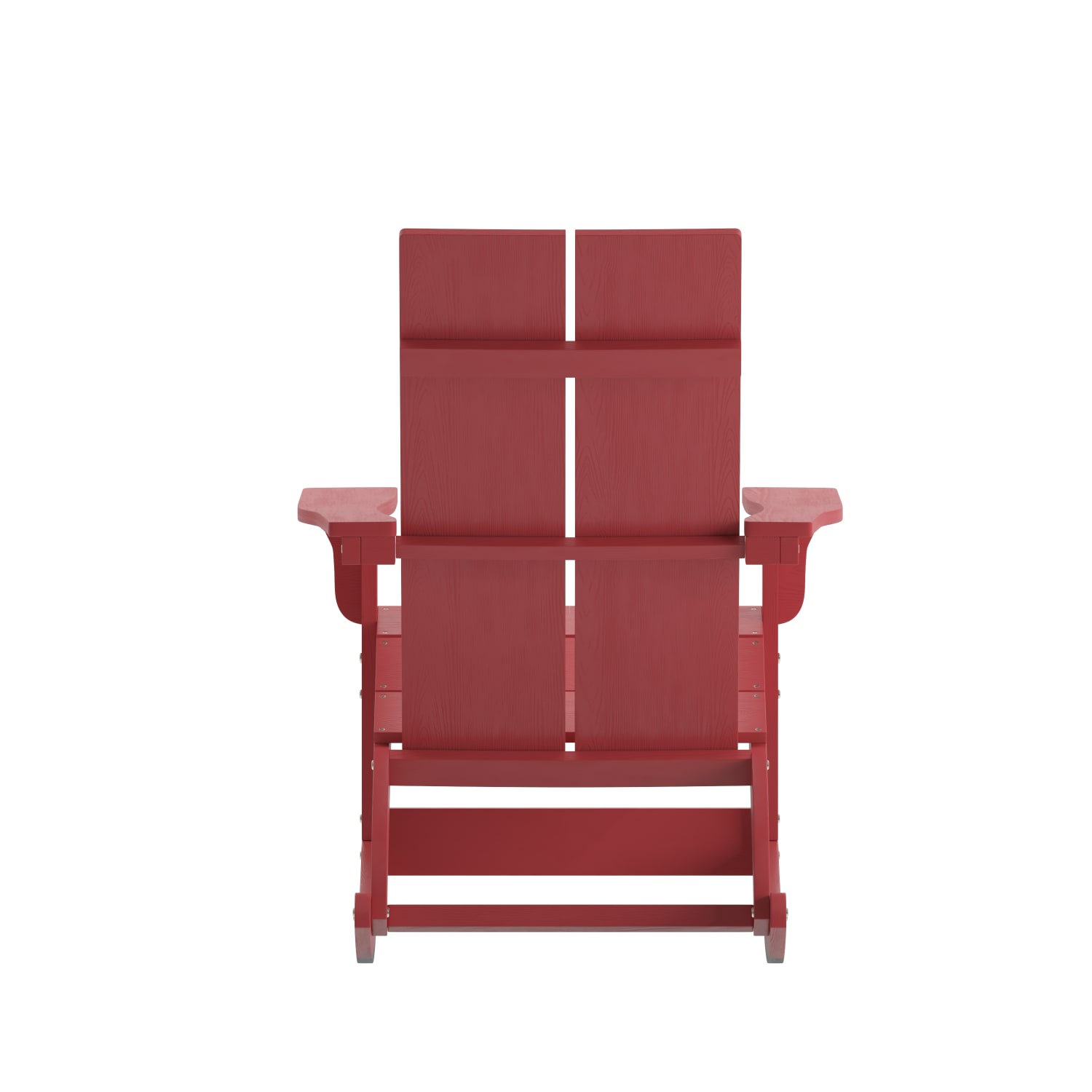 Flash Furniture Finn Modern Commercial Grade Poly Resin Wood Adirondack Rocking Chair Red JJC14709RED PopularChairscom Flash Furniture Finn Modern Commercial Grade Poly Resin Wood Adirondack Rocking Chair Red JJC14709RED PopularChairscom