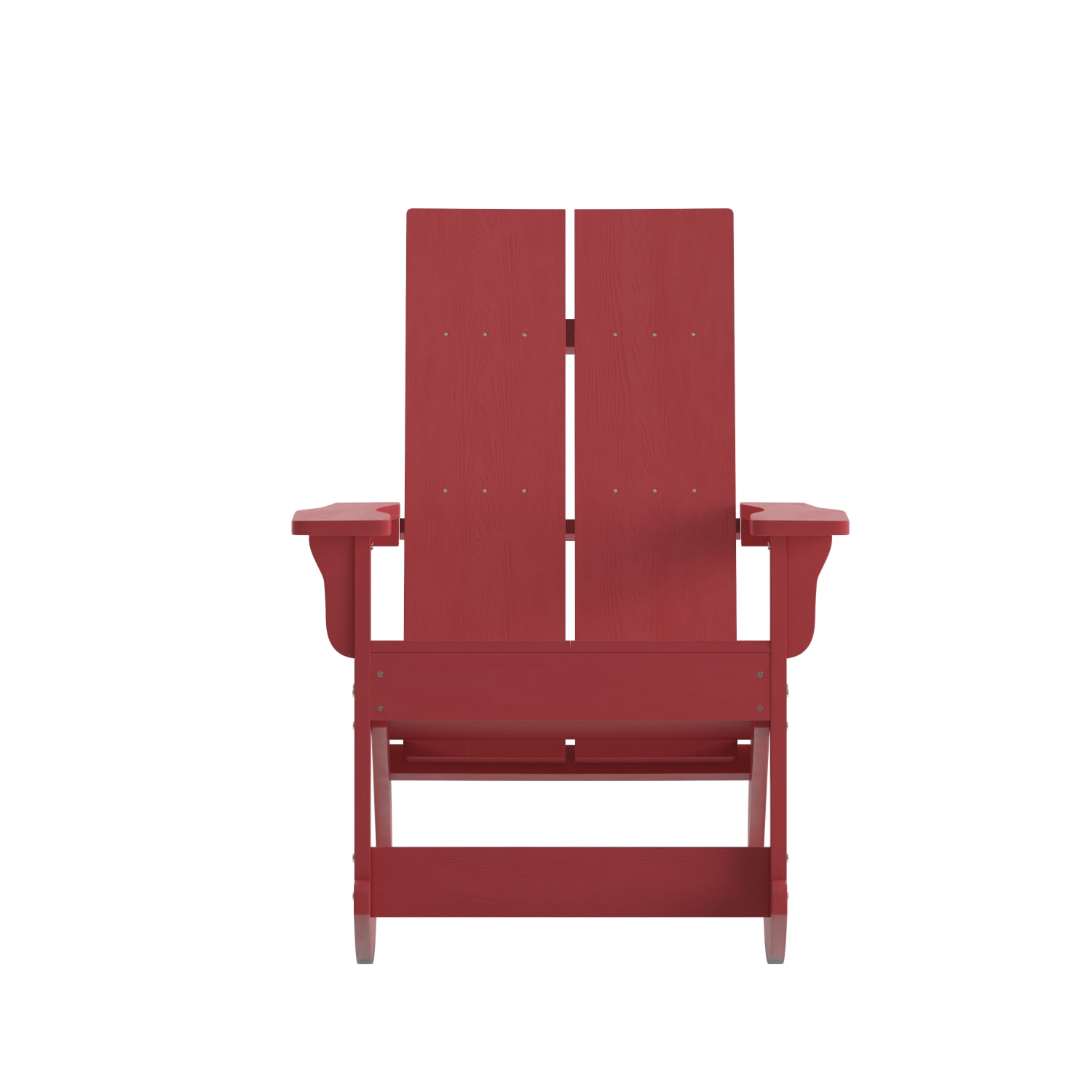 Flash Furniture Finn Modern Commercial Grade Poly Resin Wood Adirondack Rocking Chair Red JJC14709RED PopularChairscom Flash Furniture Finn Modern Commercial Grade Poly Resin Wood Adirondack Rocking Chair Red JJC14709RED PopularChairscom