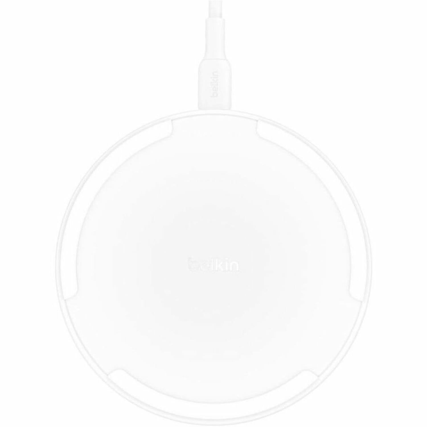 Belkin BoostCharge 15W Wireless Charging Pad, White, Total Qty 1 - Image 4
