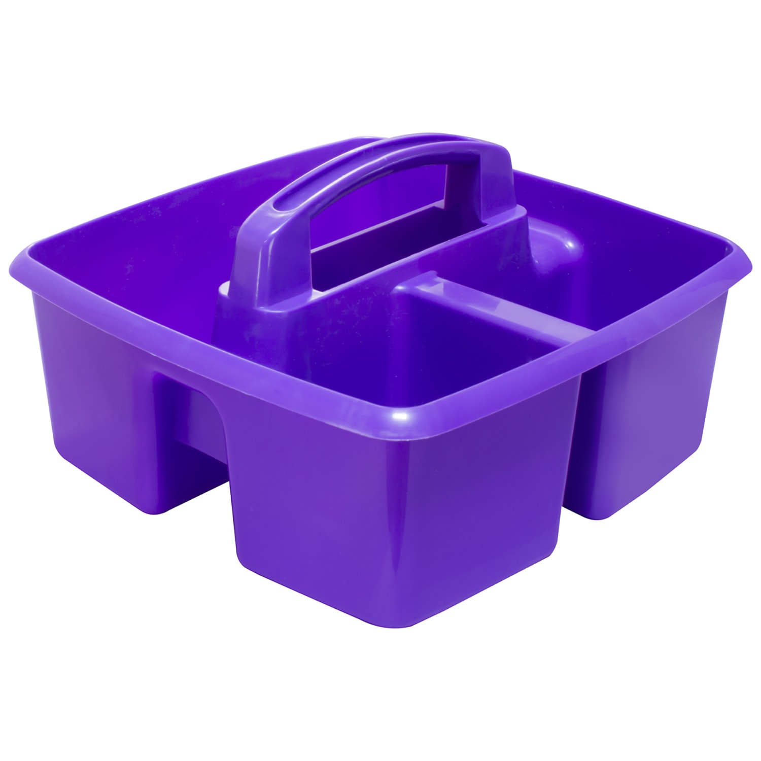 Storex Small Caddies, 5-1/4inH x 9-1/4inW x 9-1/4inD, Purple, Pack Of 6 Caddies - Image 3