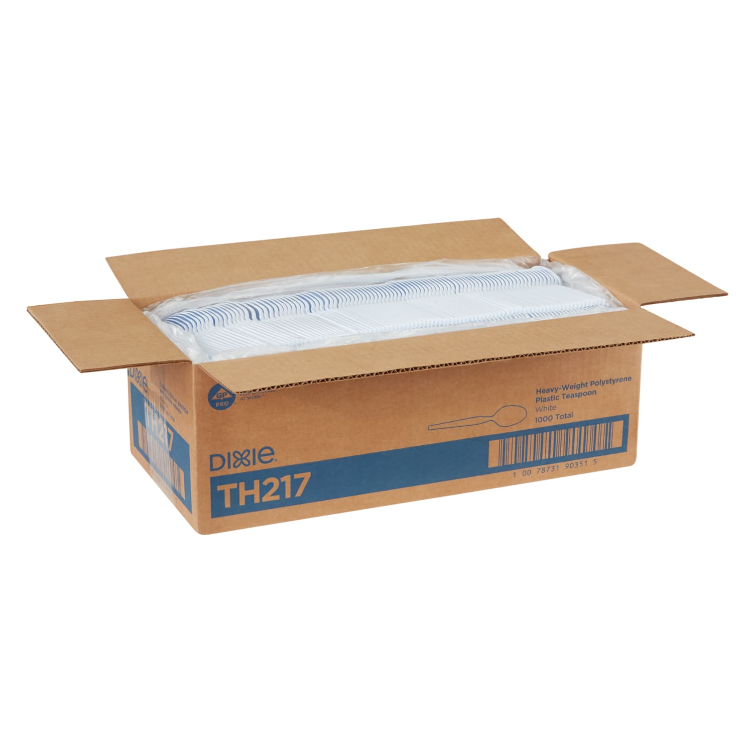 Dixie Heavy-Weight Polystyrene Spoons, White, 1,000 Per Case - Image 4