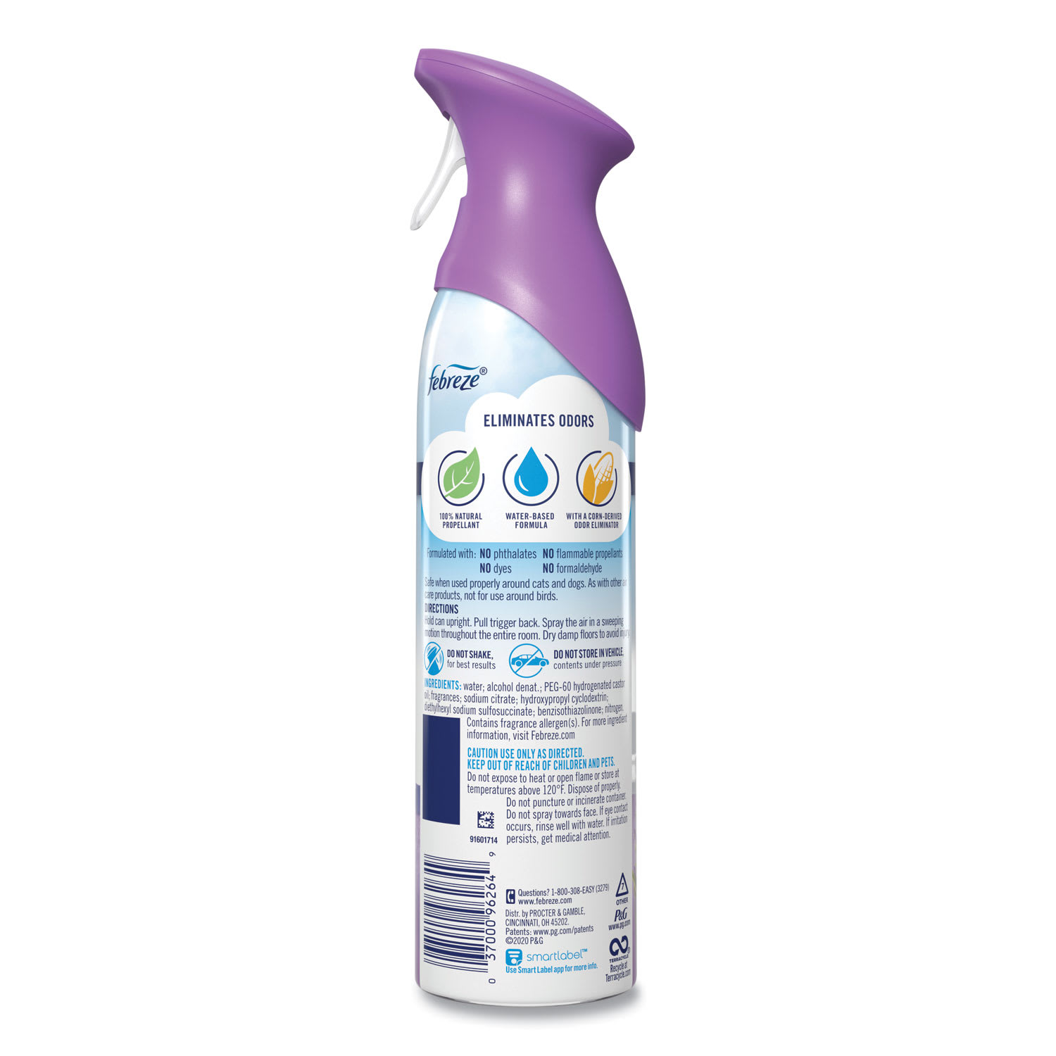 Febreze AIR Mediterranean Lavender, 8.8 oz Aerosol Spray, 6/Carton - Image 3