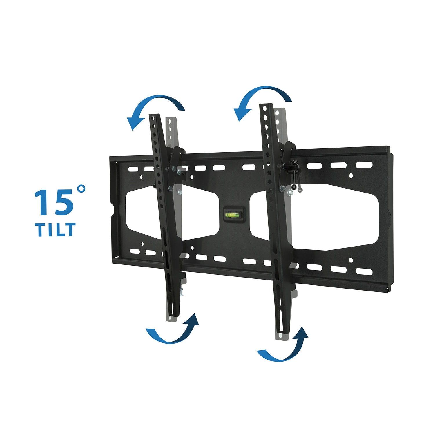 Mount-It! Tilting TV Wall Mount For Screens 32 - 55in, 15-3/4inH x 25-5/8inW x 1-15/16inD, Black - Image 4