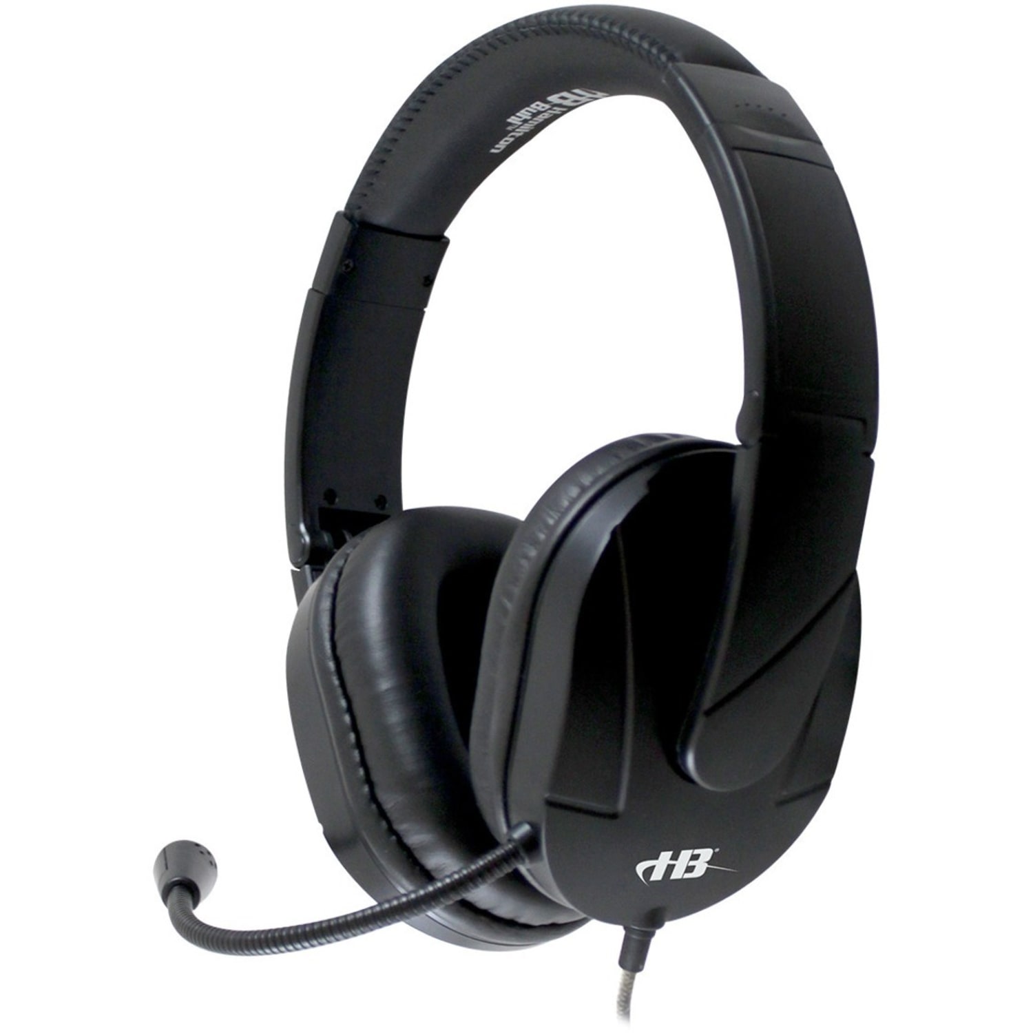 Hamilton Buhl MACH-2 Deluxe-Sized Multimedia Headset With Steel-Reinforced Gooseneck Mic - Stereo - USB Type A - M2USB - Image 3