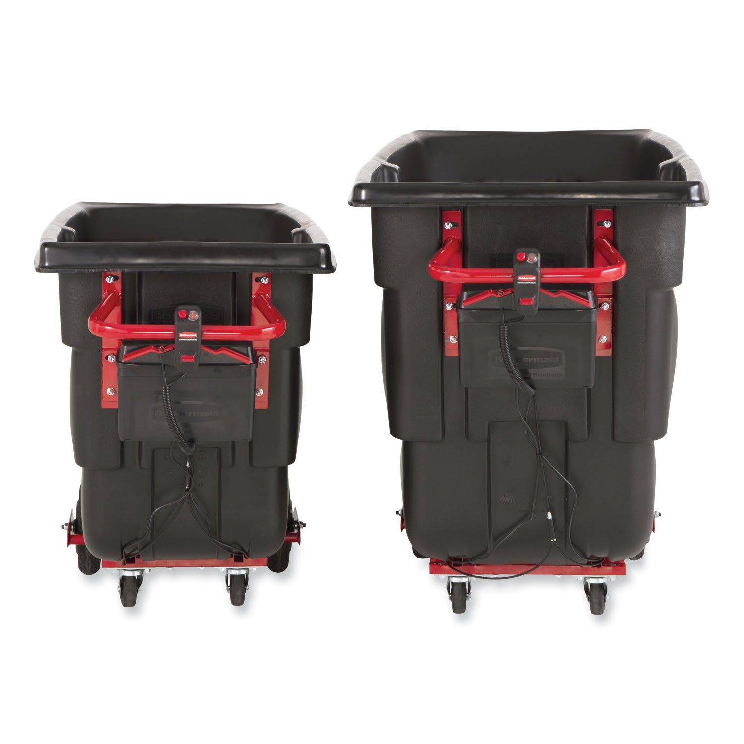 Rubbermaid Commercial Motorized Roto Tilt Truck, 202 gal, 1,000 lb Capacity, Plastic, Black - Image 3