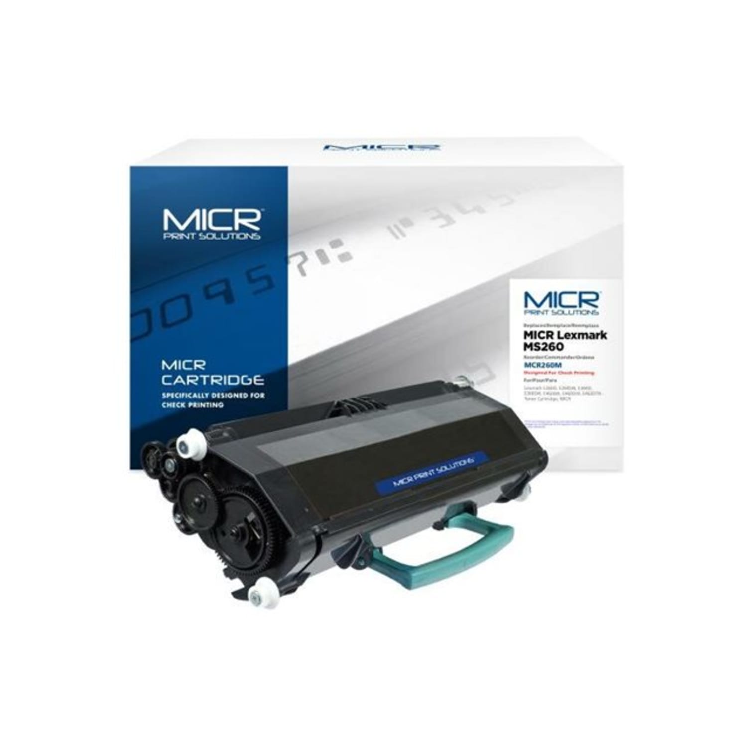 MICR Print Solutions Remanufactured Black MICR Toner Cartridge Replacement For Lexmark E260A11A 3500, MCR260M - Image 3