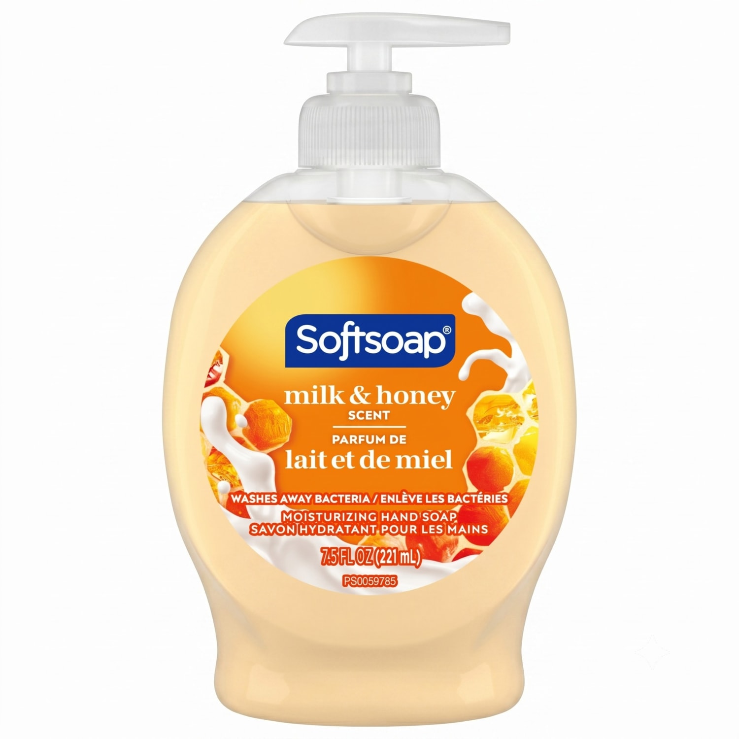 Softsoap Moisturizing Liquid Hand Soap, Milk & Honey Scent, 7.5 Oz, Total Qty 1