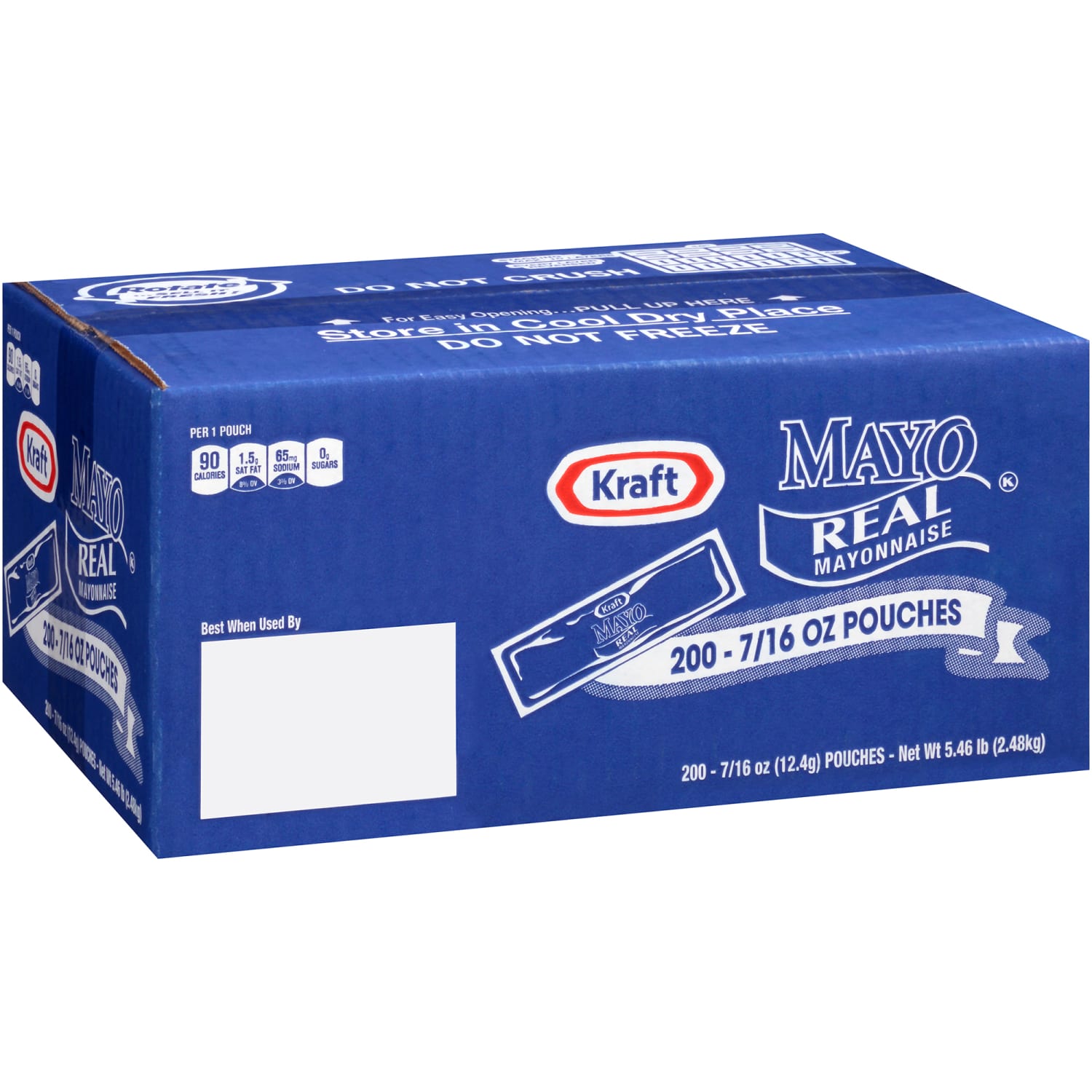 Kraft Foods Real Mayonnaise Packets, Pack Of 200 Packets - Image 3