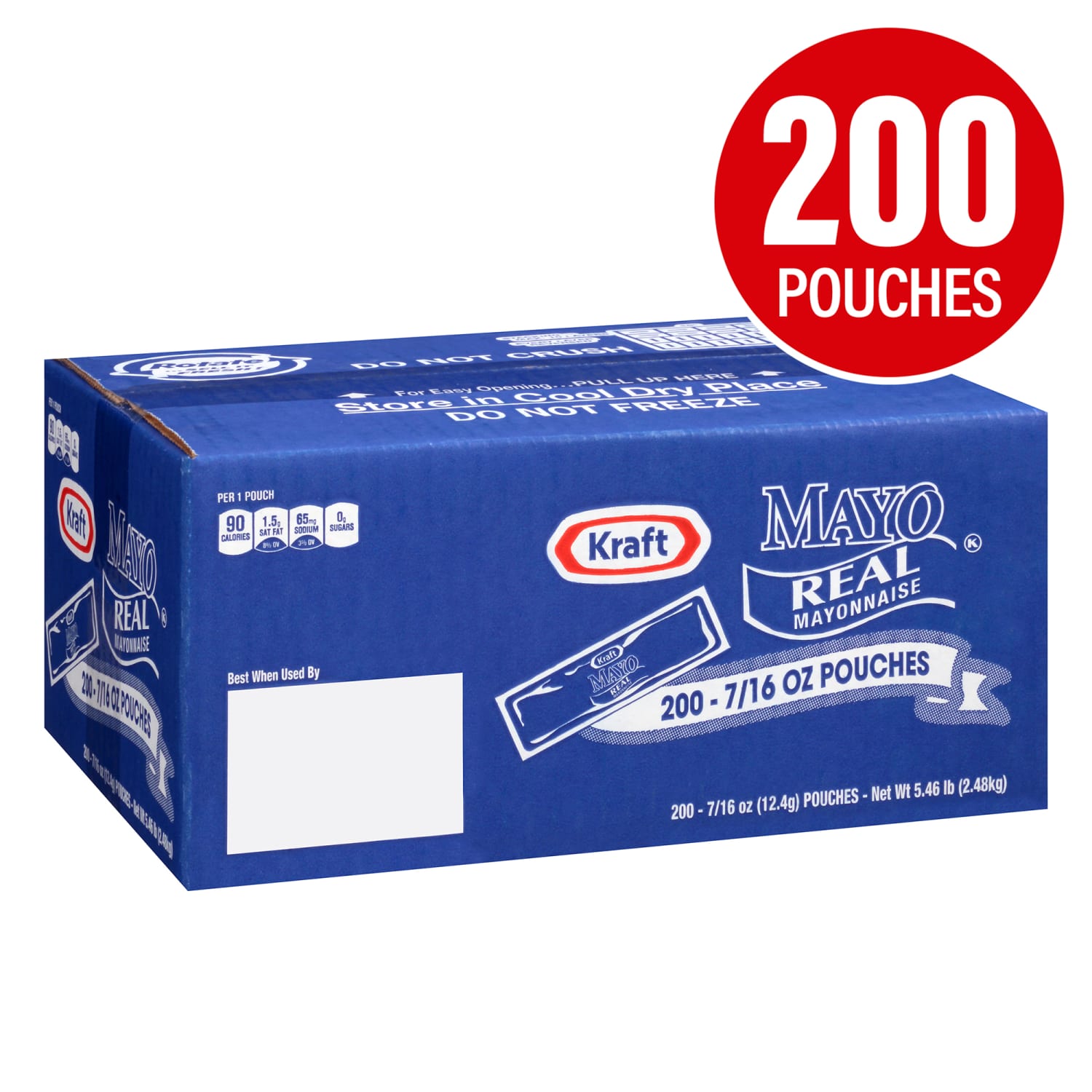 Kraft Foods Real Mayonnaise Packets, Pack Of 200 Packets - Image 4