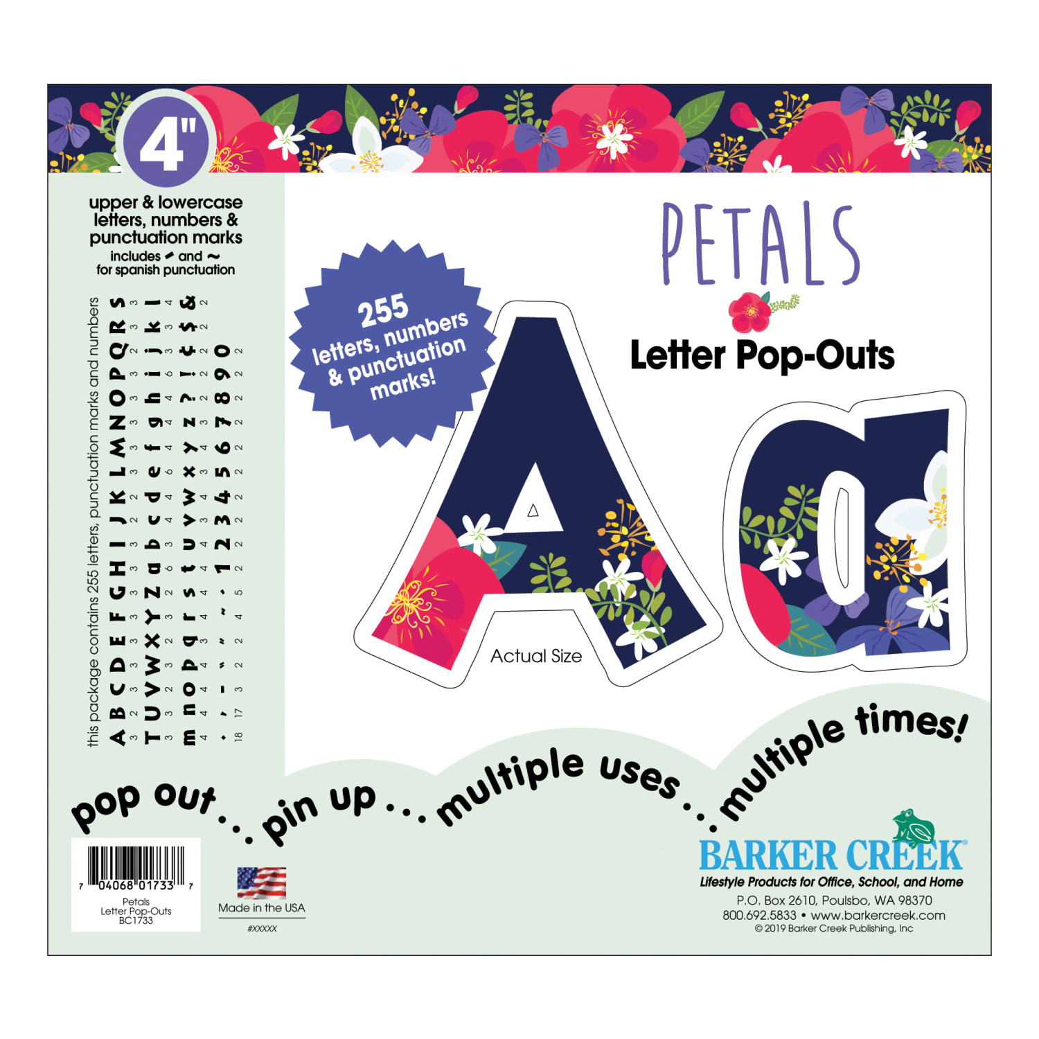 Barker Creek Petals And Prickles Classroom And Bulletin Board Set, Multicolor - Image 5