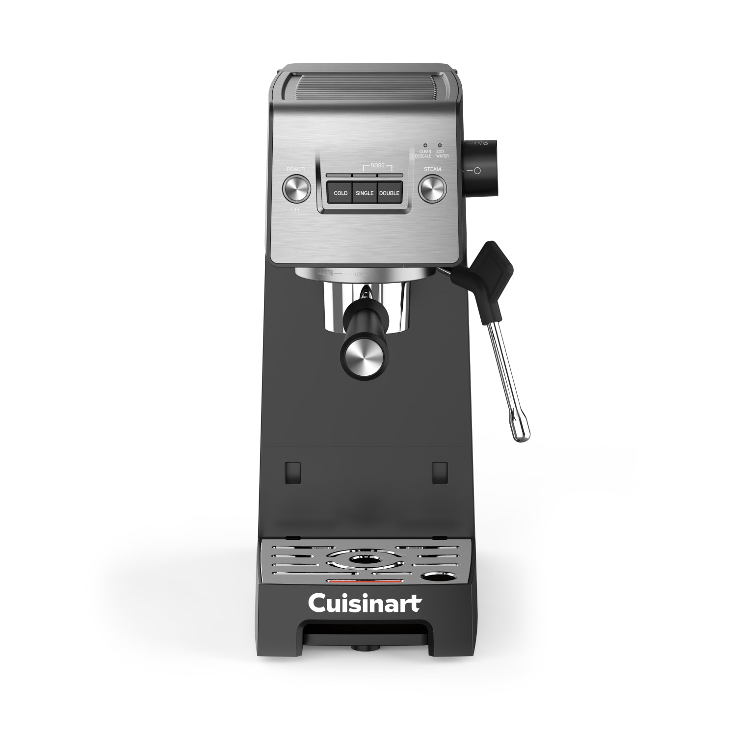 Cuisinart 8-Cup Slim Espresso Machine, Black/Silver