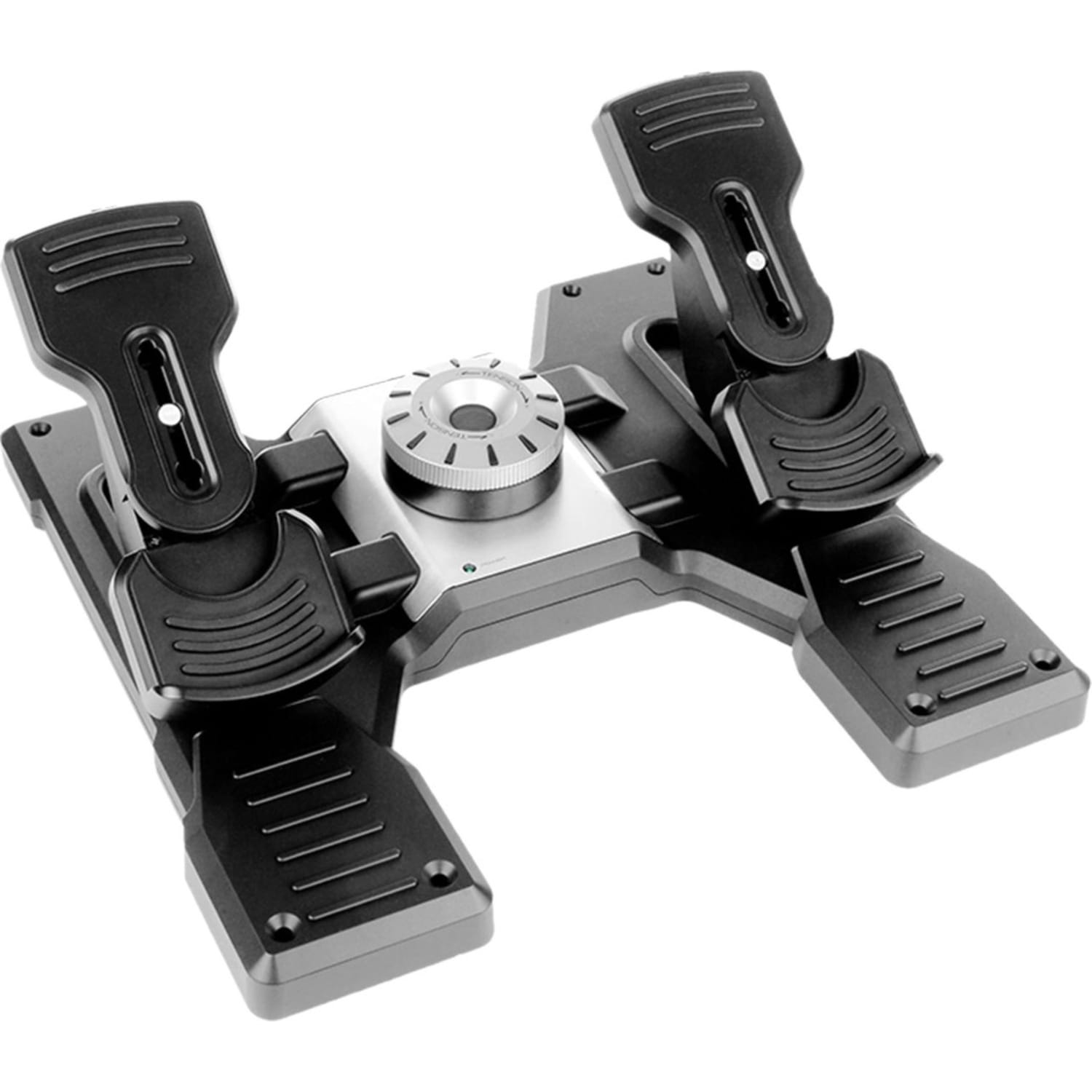 Logitech G Flight Rudder Pedals Professional Simulation Rudder Pedals with Toe Brake - Cable - USB - PC - 5.91 ft Cable - Image 3
