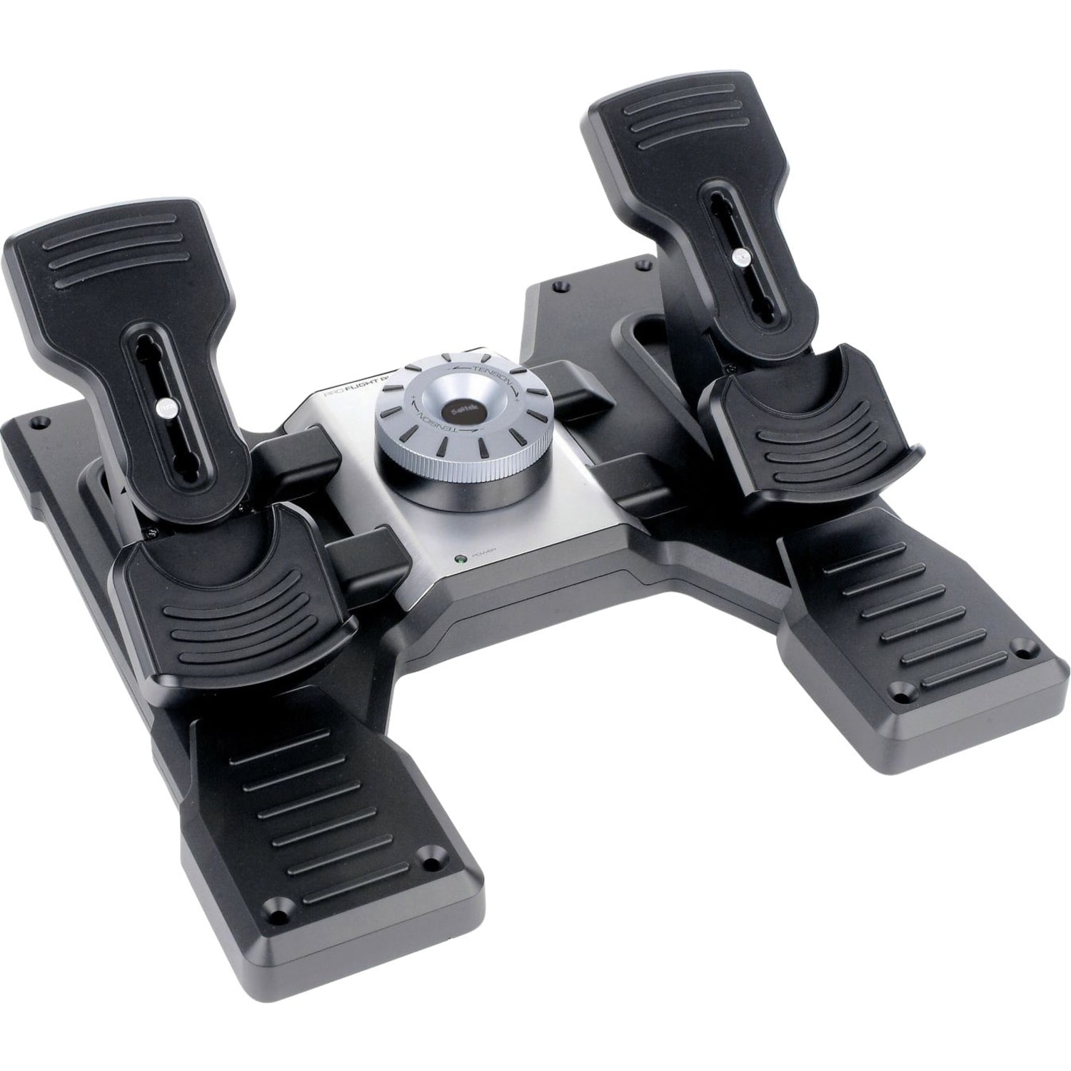 Logitech G Flight Rudder Pedals Professional Simulation Rudder Pedals with Toe Brake - Cable - USB - PC - 5.91 ft Cable - Image 4