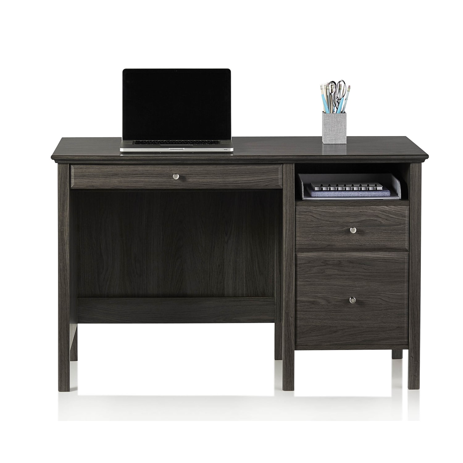 Realspace Chase 47inW Writing Desk, Coastal Gray - Image 4