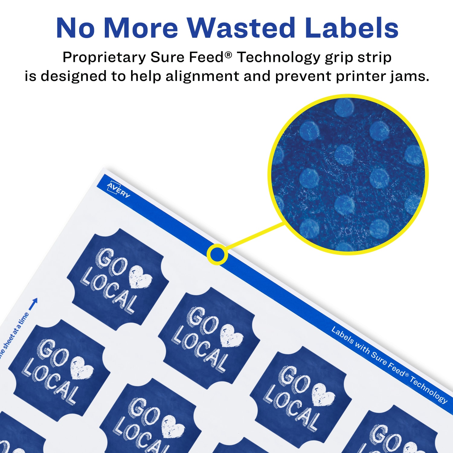 Avery Waterproof Permanent Labels With Sure Feed, 94110-WMF10, Square Scalloped, 1-5/8in x 1-5/8in, White, Pack Of 200 - Image 5