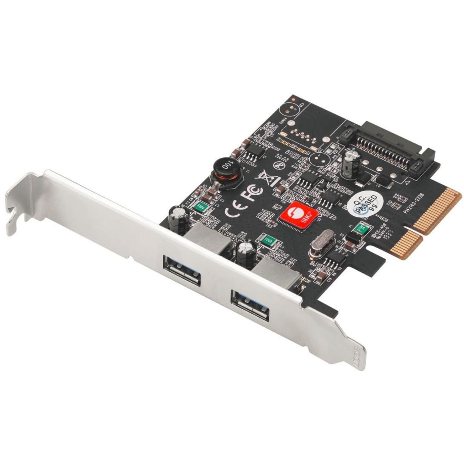 SIIG USB 3.1 2 Port PCIe Host Adapter - Type A - 10Gb/s Transfer Rate