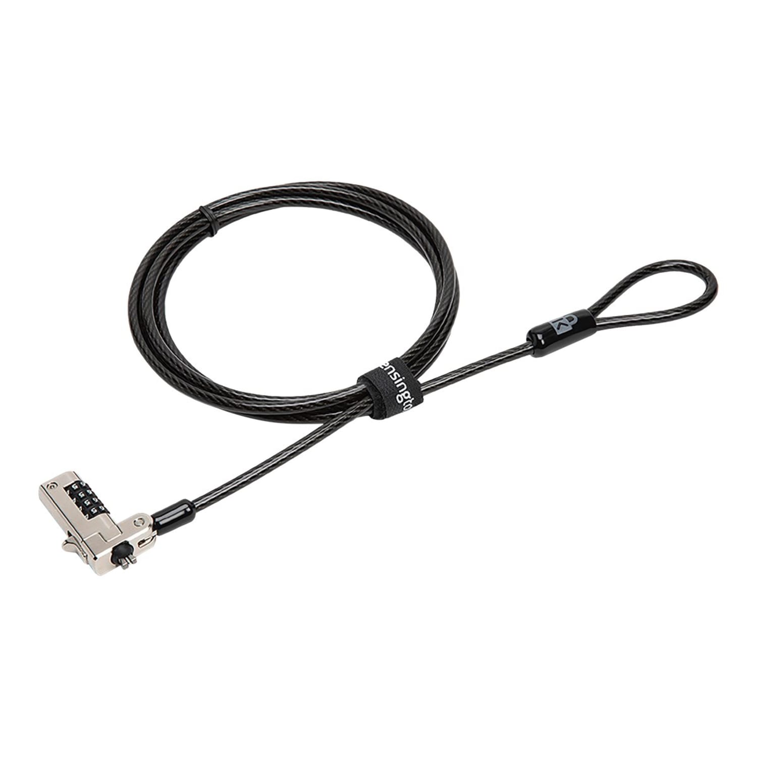 Kensington Slim N17 Combination Laptop Lock for Wedge-Shaped Slot - Security cable lock