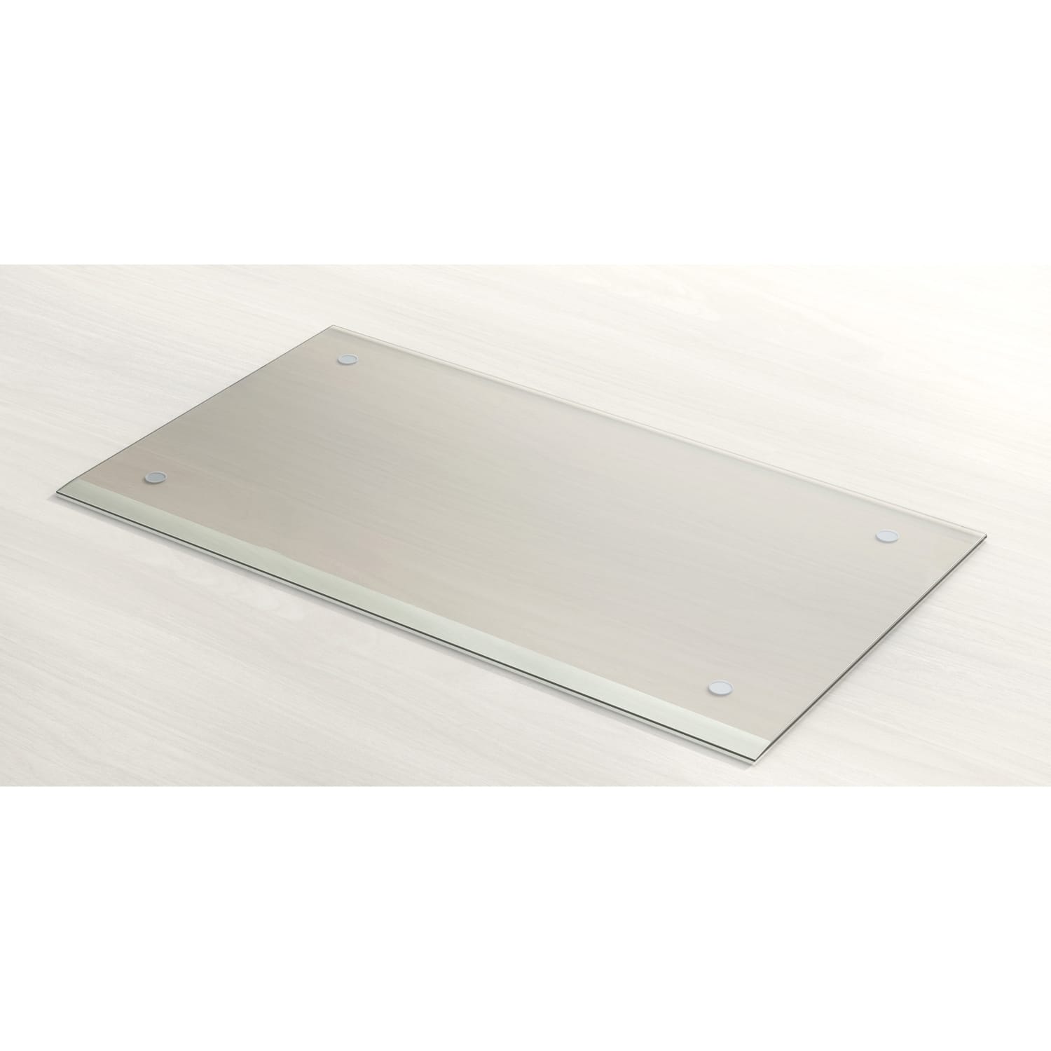 Lorell Desk Pad - Rectangular - 36in Width - Rubber - Clear - Image 3