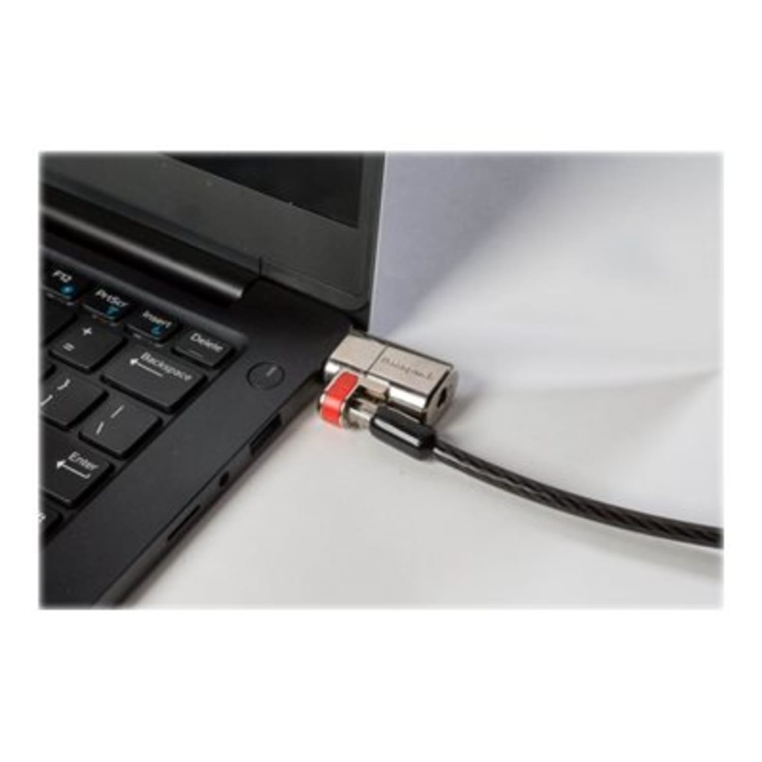 Kensington ClickSafe Keyed Laptop Lock for Wedge Security Slots - Security cable - black - Image 3