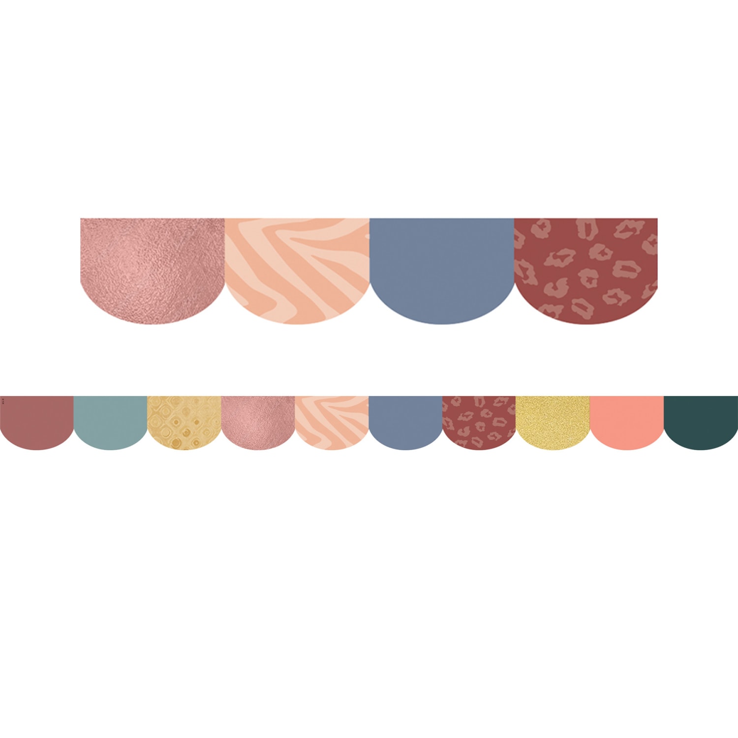 Teacher Created Resources Scalloped Border Trim Packs, 35', Wonderfully Wild, Set Of 6 Packs - Image 3