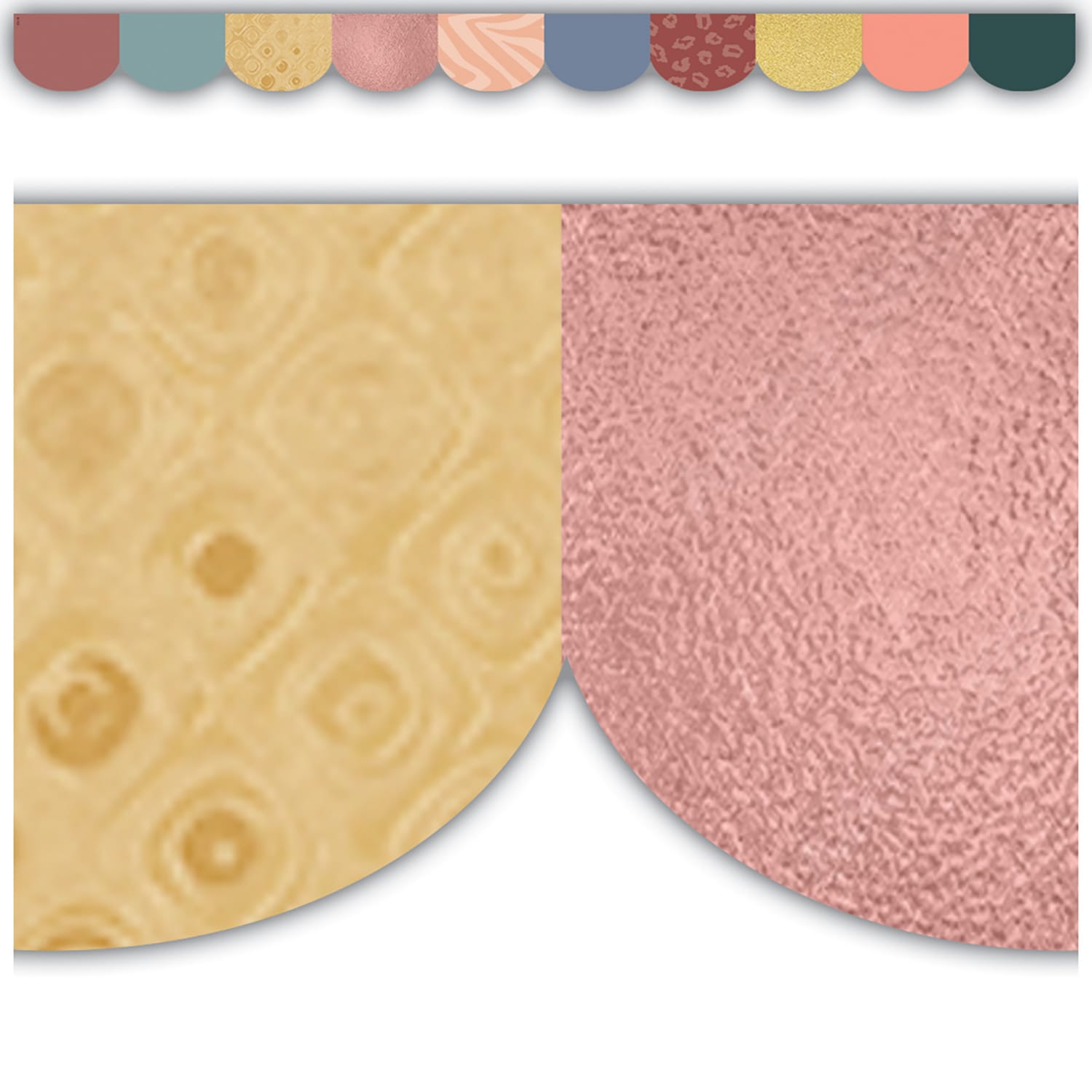 Teacher Created Resources Scalloped Border Trim Packs, 35', Wonderfully Wild, Set Of 6 Packs - Image 4
