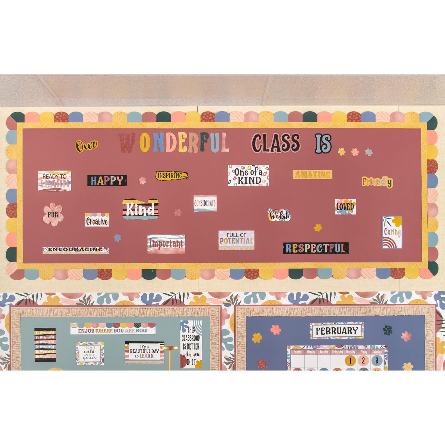 Teacher Created Resources Scalloped Border Trim Packs, 35', Wonderfully Wild, Set Of 6 Packs - Image 5