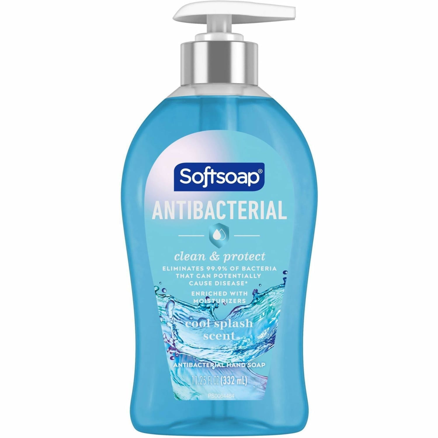 Softsoap Antibacterial Liquid Hand Soap, Cool Splash Scent, 11.3  Oz