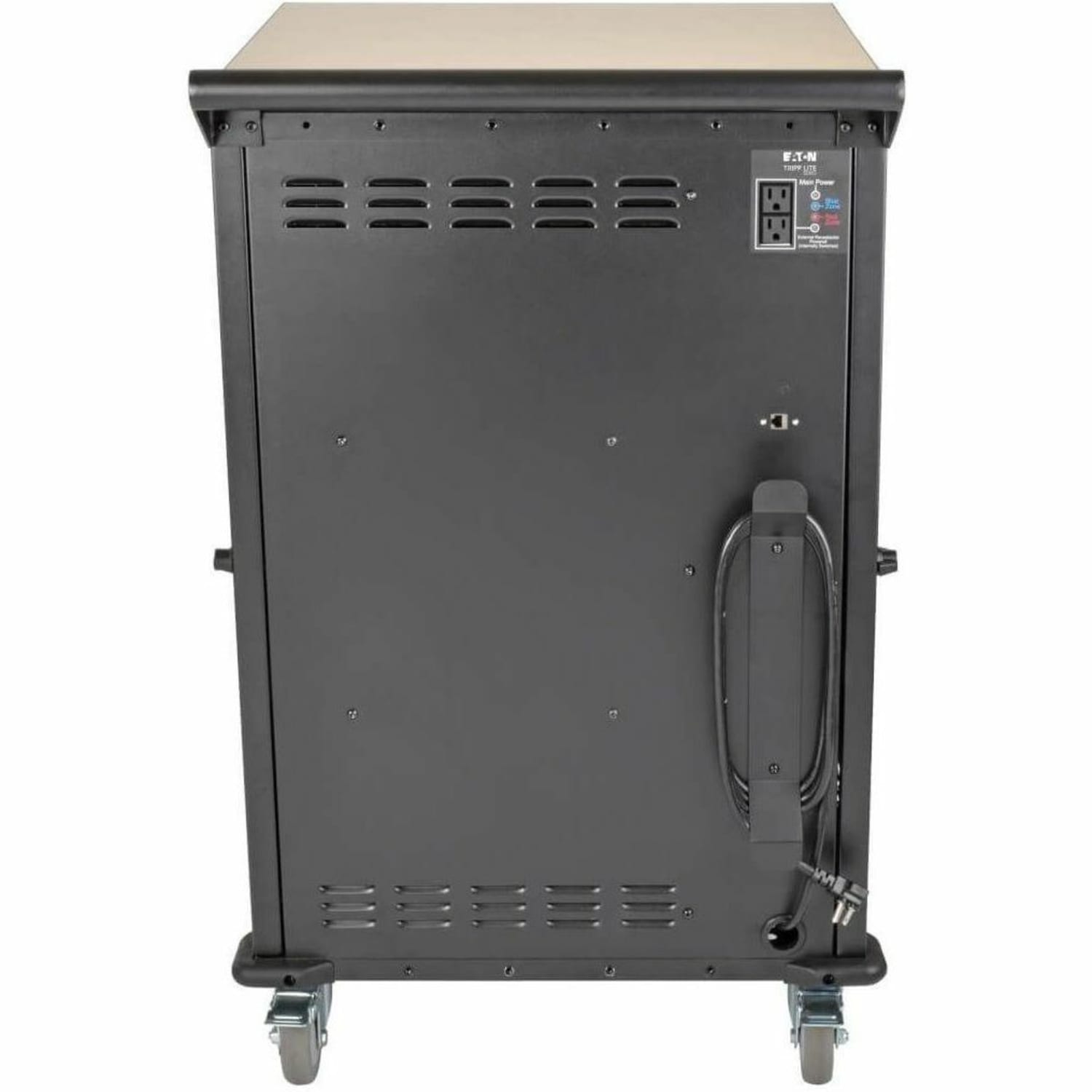 Eaton Tripp Lite Series 36-Port AC Charging Cart Storage Station Chromebook Laptop Tablet - Cart charge and management - for 36 notebooks - lockable - heavy duty steel - black - Image 5