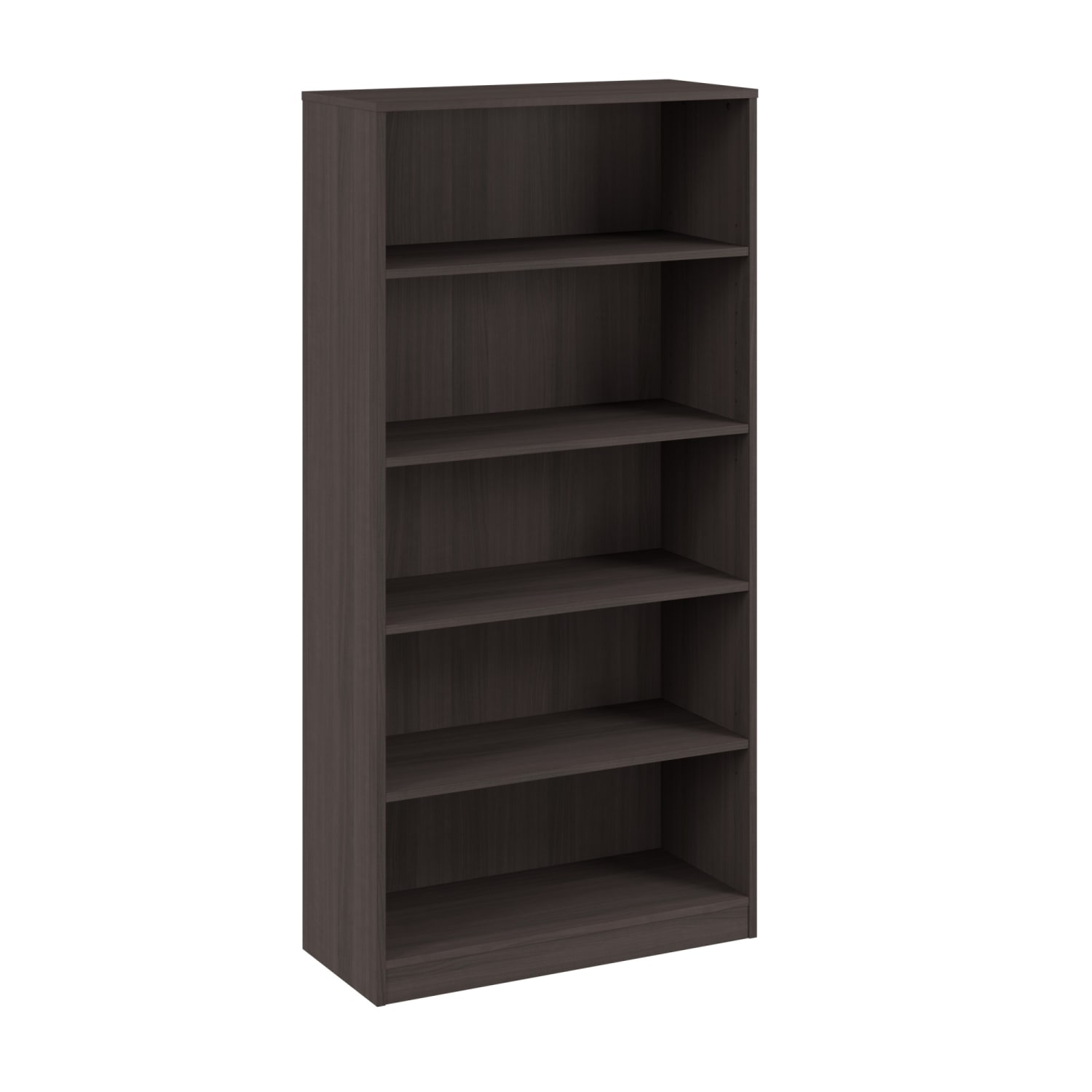 WorkPro Motiva Tall 72inH Tall 5-Shelf Bookcase, Storm Gray, Standard Delivery - Image 6
