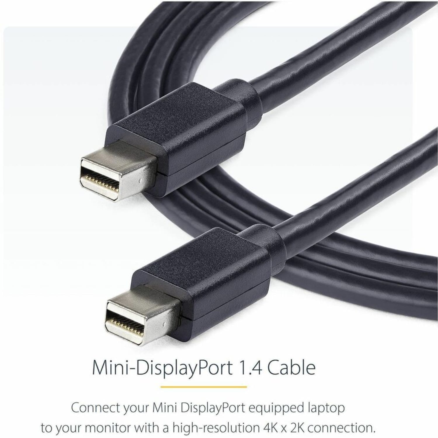 StarTech.com 3ft (1m) MiniPort Cable, 4K x 2K Ultra HD Video, MiniPort 1.2 Cable, Mini DP Cable for Monitor, mDP Cord, M/M - Image 4