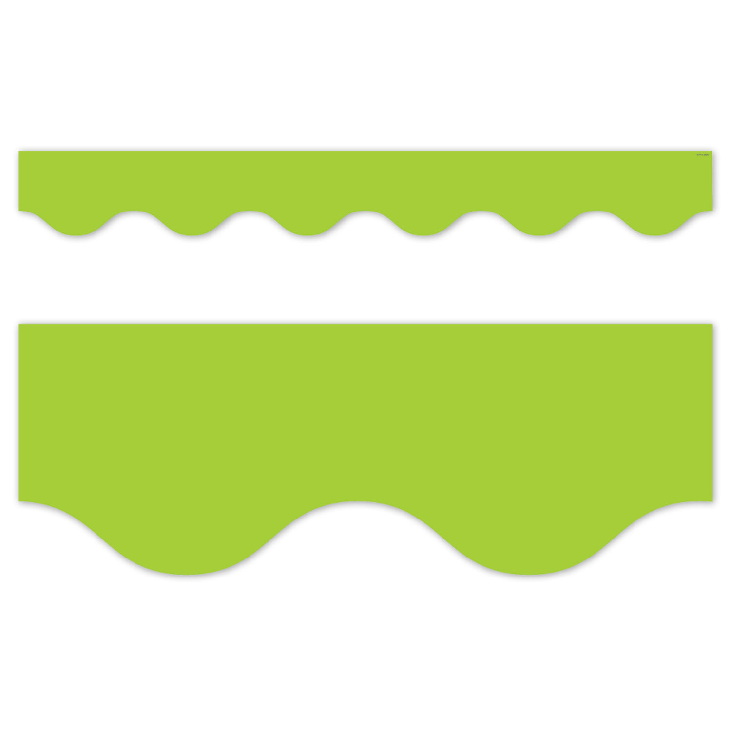Creative Teaching Press EZ Border, 3in x 24in Strips, Core Decor Lime Wavy, 48 Feet Per Pack, Set Of 3 Packs - Image 3