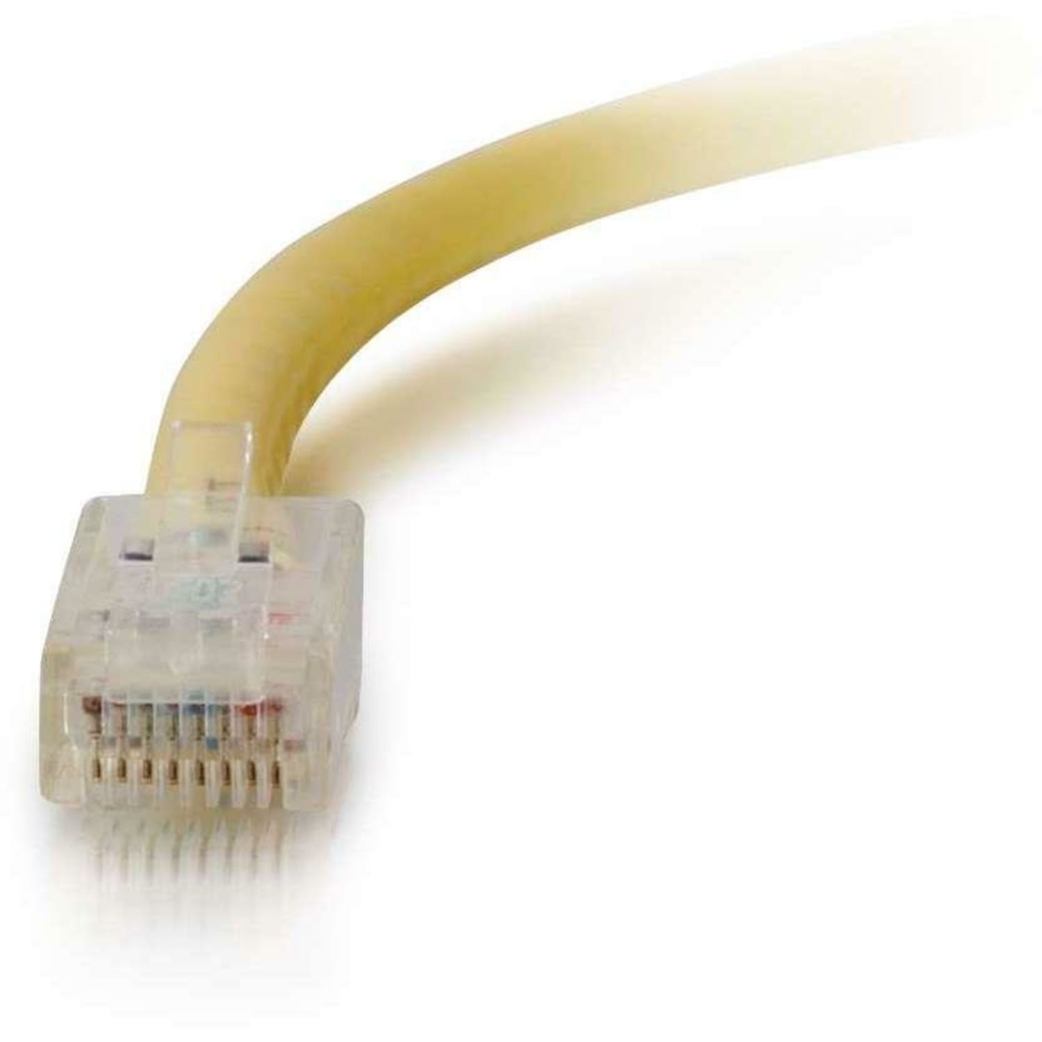 C2G 30 ft Cat6 Non Booted UTP Unshielded Network Patch Cable - Yellow - 30 ft Category 6 Network Cable for Network Device - First End: 1 x RJ-45 Network - Male - Second End: 1 x RJ-45 Network - Male - Patch Cable - Yellow - 1 Each - Image 3