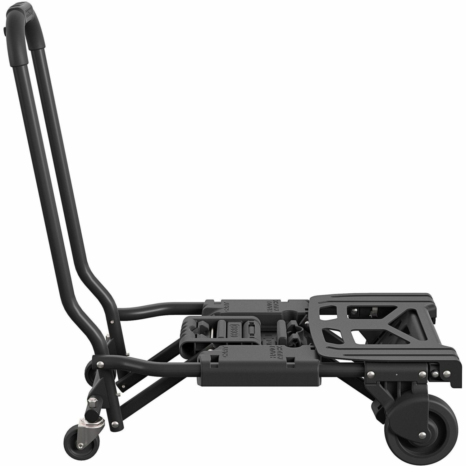 Cosco Shifter Hand Truck & Cart, 300 lb Load Capacity, 16inW x 32.50inD x 34.30inH, Steel Frame, Black, 1 Each, 12223BLK1FXE - Image 4