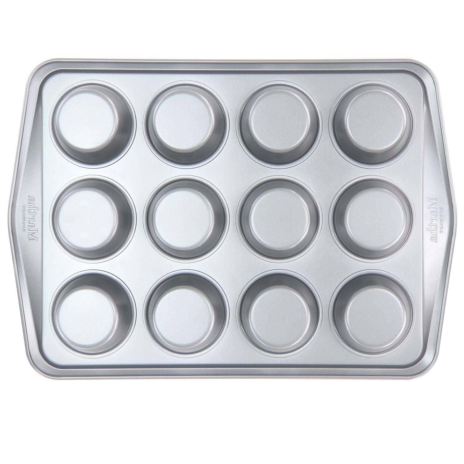 Martha Stewart 12-Cup Non-Stick Muffin Pan, Gray - Image 5