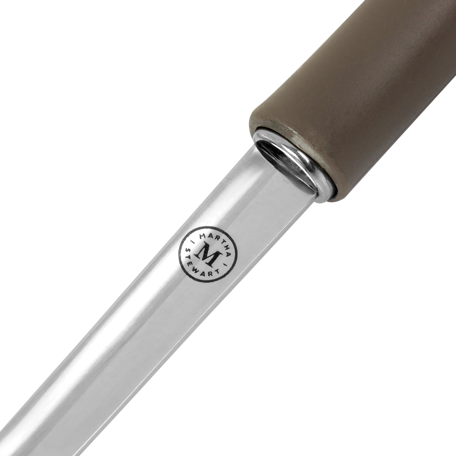 Martha Stewart Stainless Steel Slotted Spoon, Silver - Image 5