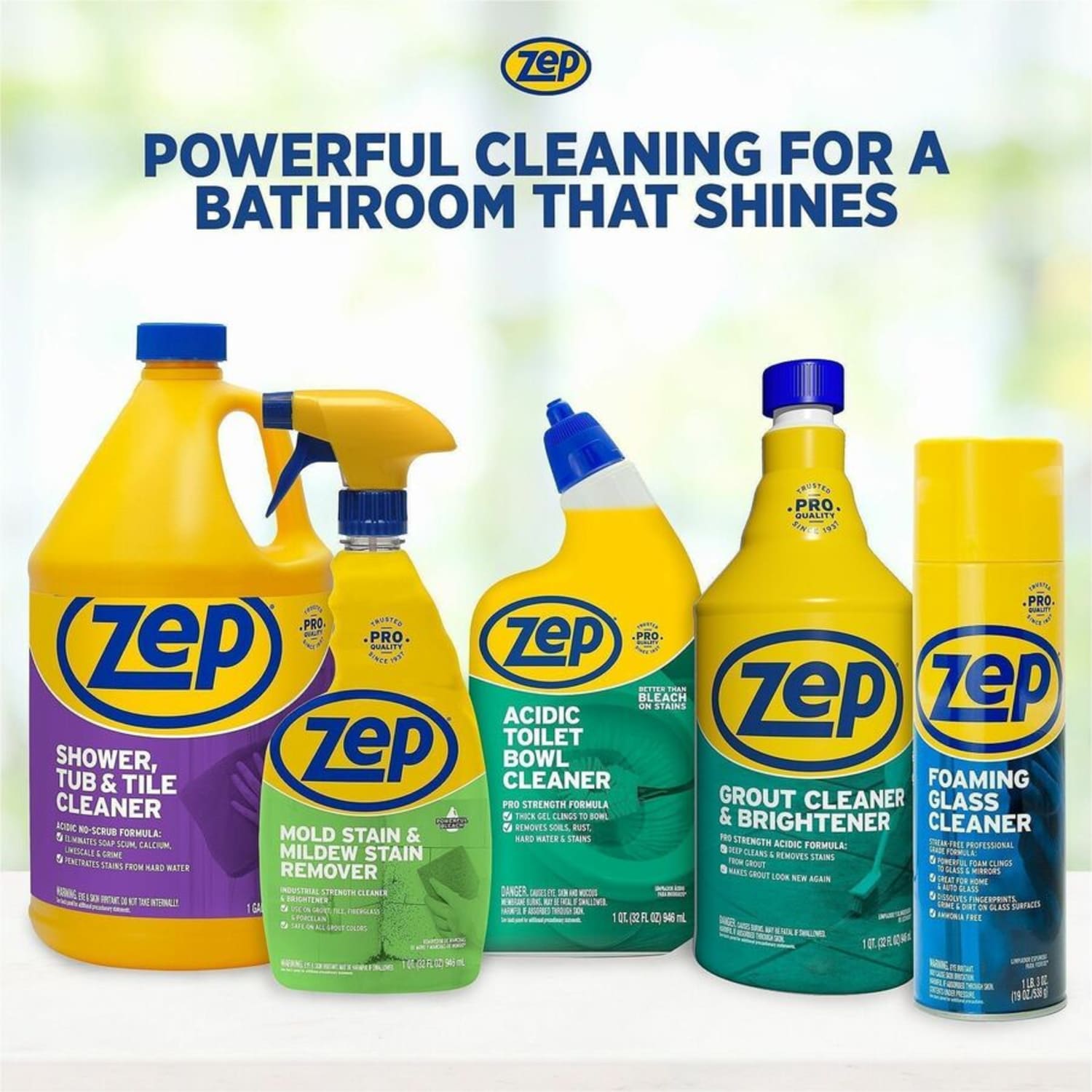 Zep Acidic Toilet Bowl Cleaner - 32 fl oz (1 quart) - Wintergreen Scent - White - 1 Each - Image 4