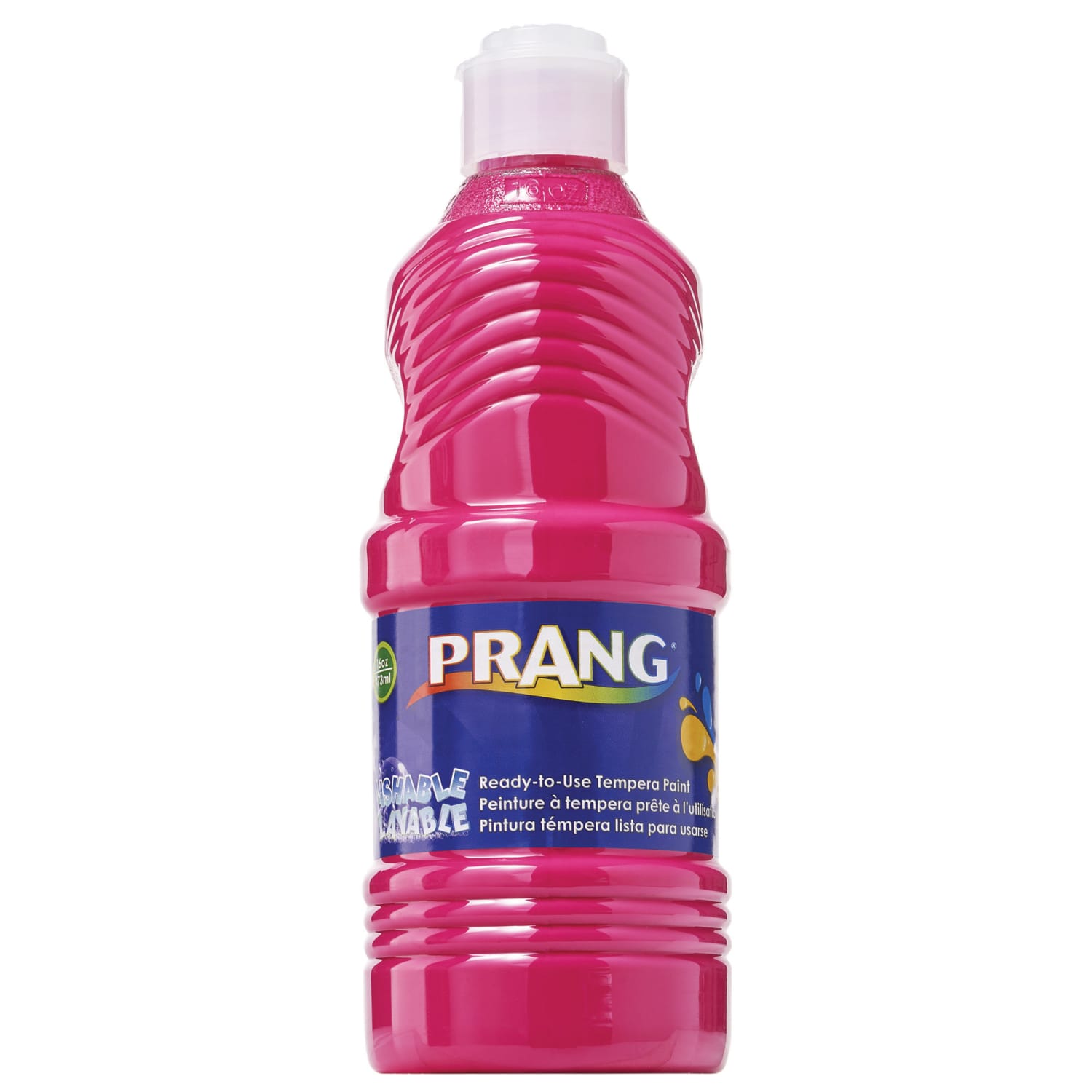 Prang Washable Tempera Paints, 16 Oz, Magenta, Pack Of 6 Paints - Image 3