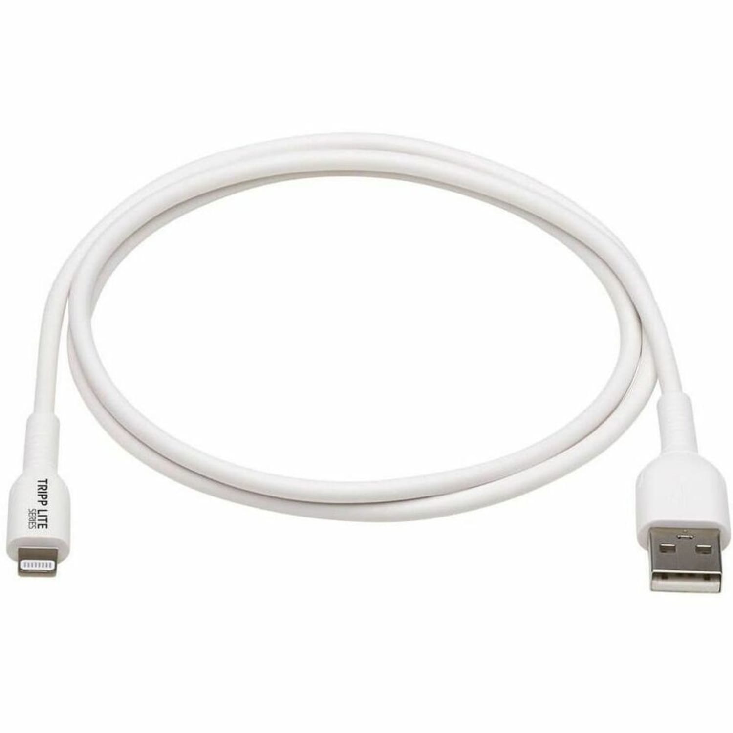 Tripp Lite Safe-IT USB-A to Lightning Sync/Charge Cable Antibacterial 2M - White - Image 3