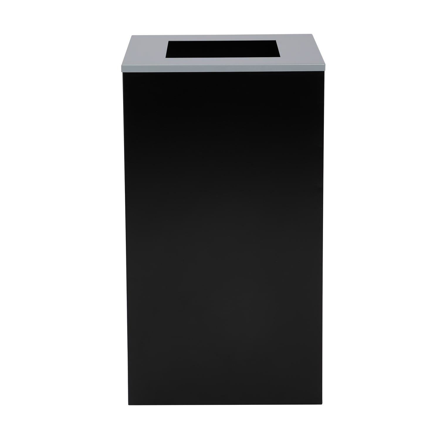 Alpine Industries Stainless Steel Open Top Trash Can With Lid, 29 Gal, 30inH x 16-15/16inW x 16-15/16inD, Black - Image 3