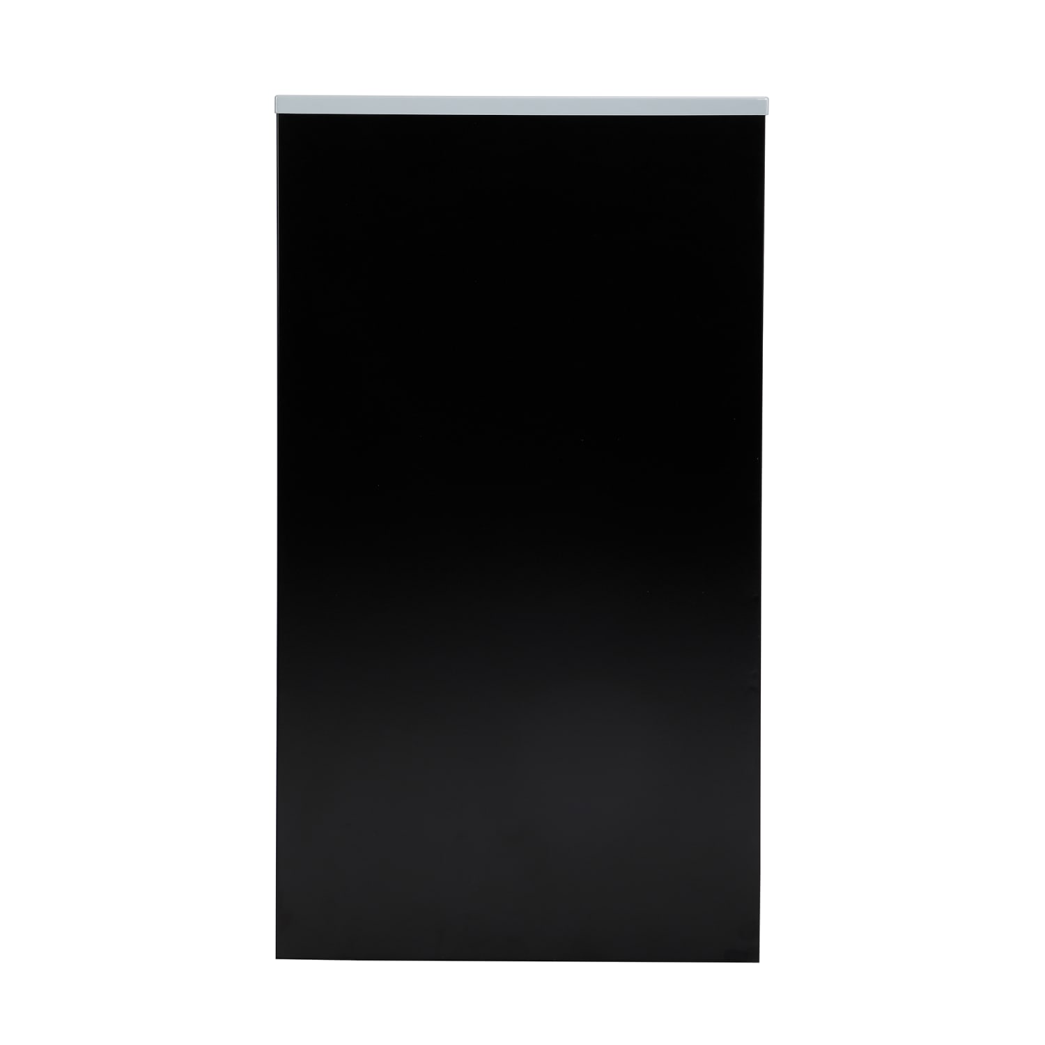 Alpine Industries Stainless Steel Open Top Trash Can With Lid, 29 Gal, 30inH x 16-15/16inW x 16-15/16inD, Black - Image 6