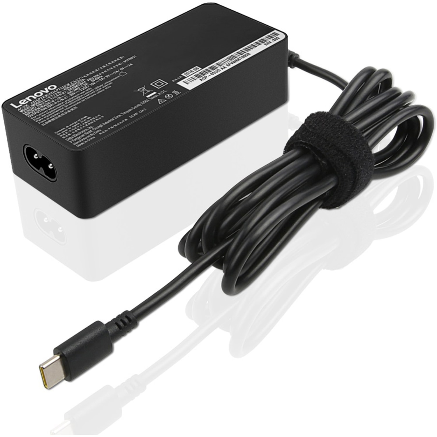 Lenovo USB-C 65W AC Adapter, Black, 4X20M26268