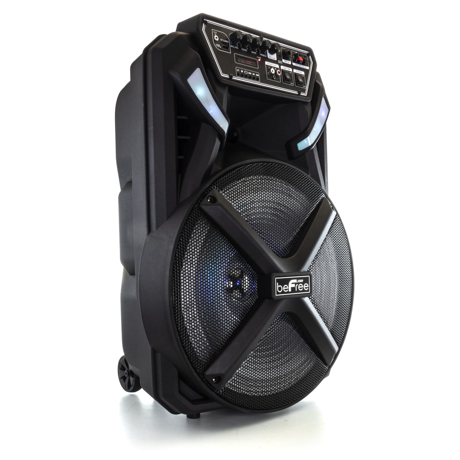 BeFree Sound Bluetooth Portable Rechargeable Wireless Party Speaker, Black - Image 6