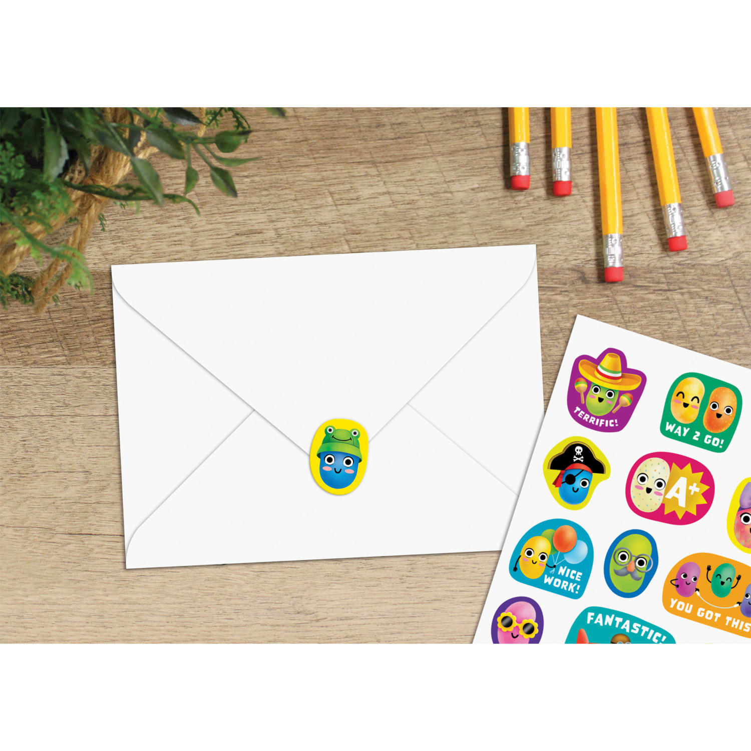 Teacher Created Resources Smelly Stickers, Jelly Bean, 120 Per Pack, Set Of 6 Packs - Image 5